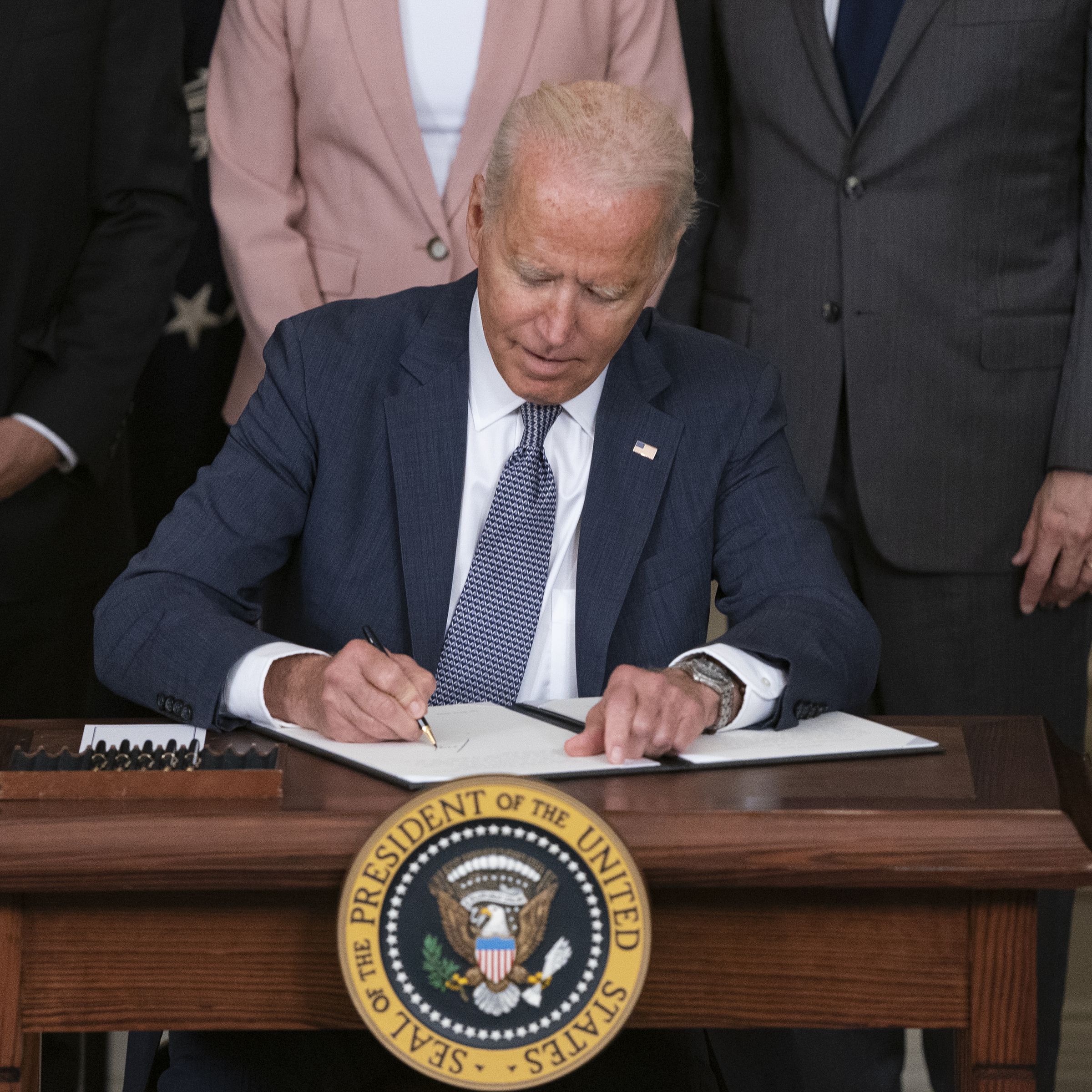 President Biden Delivers Remarks On Promoting American Economy Competition