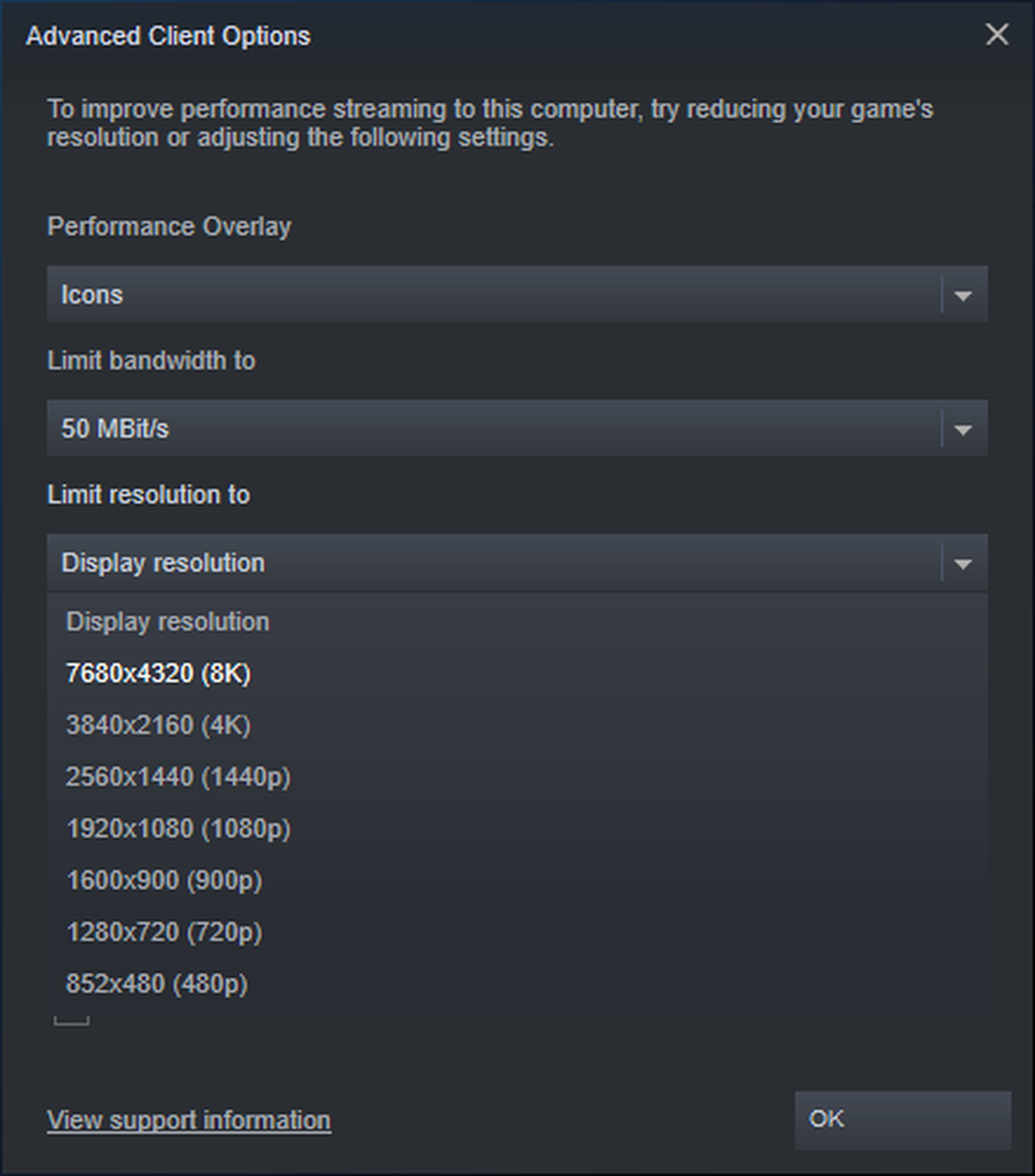 8K Remote Play is now available in the stable Steam client, after coming to the beta a few days ago.