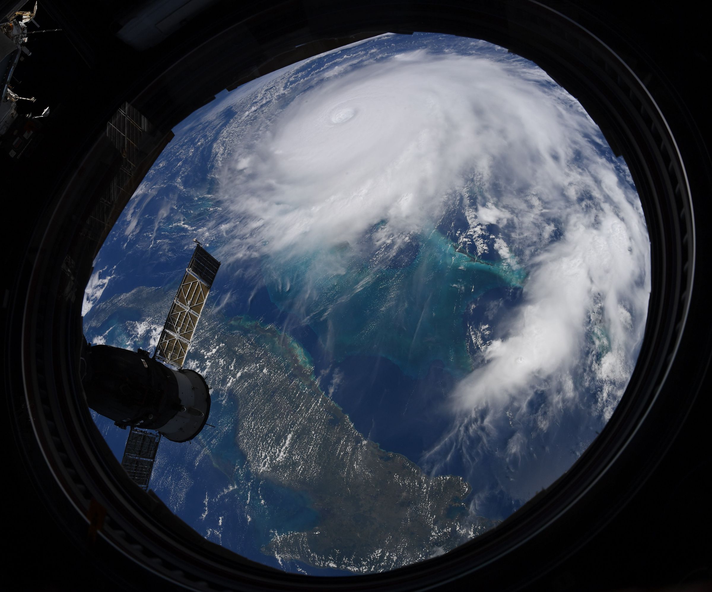 Another view of Hurricane Dorian as seen from the ISS on September 2nd.