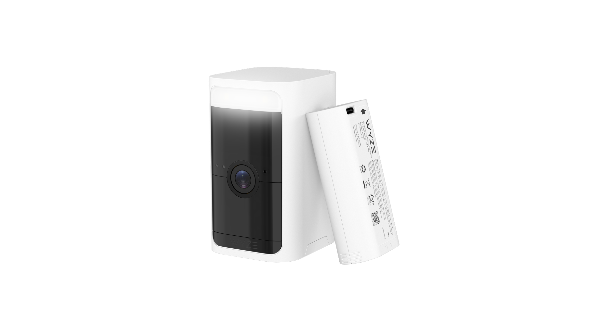 <em>Wyze’s new camera uses rechargeable, replaceable batteries; extras can be purchased for $22.95 each.</em>