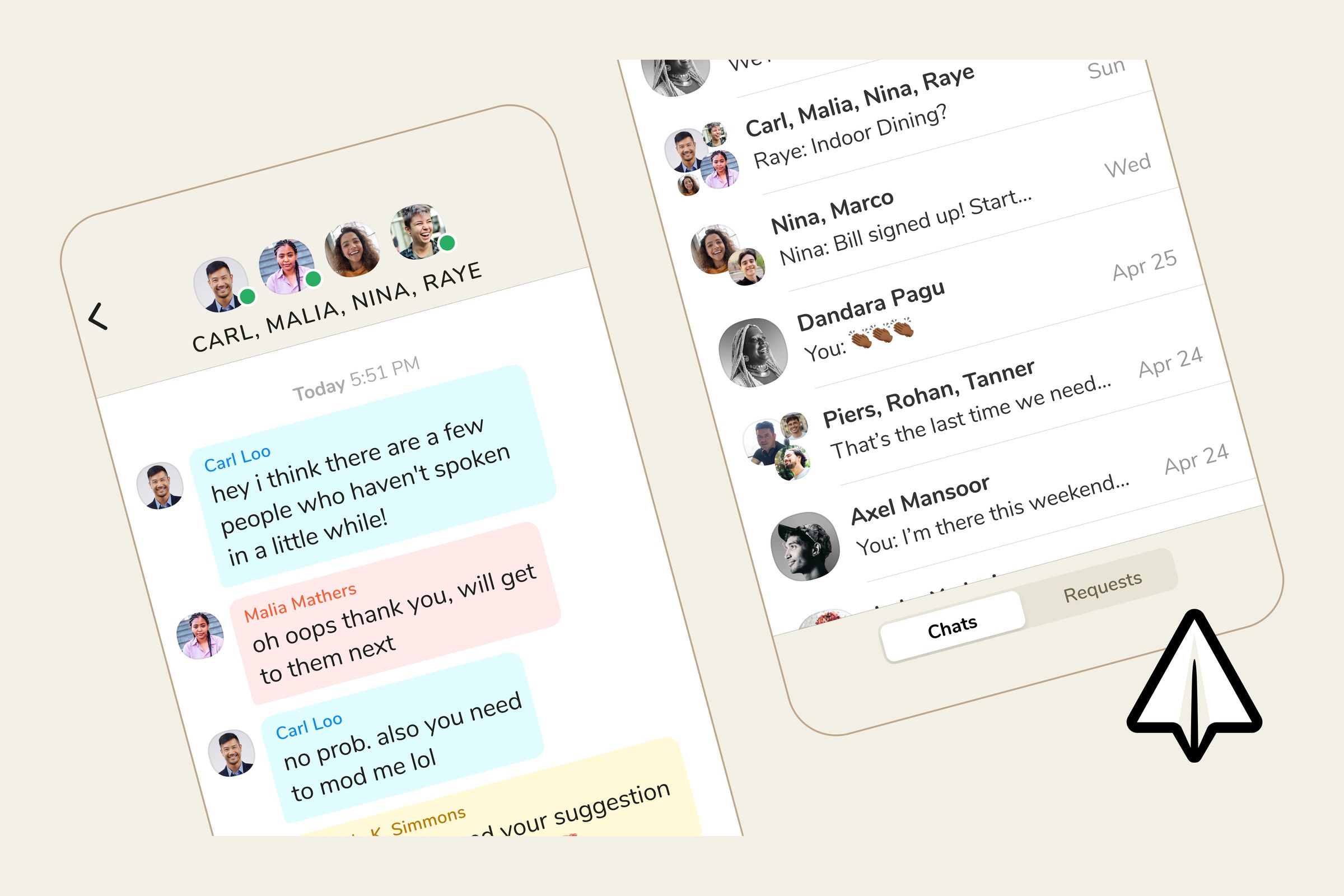Backchannel, Clubhouse’s messaging feature