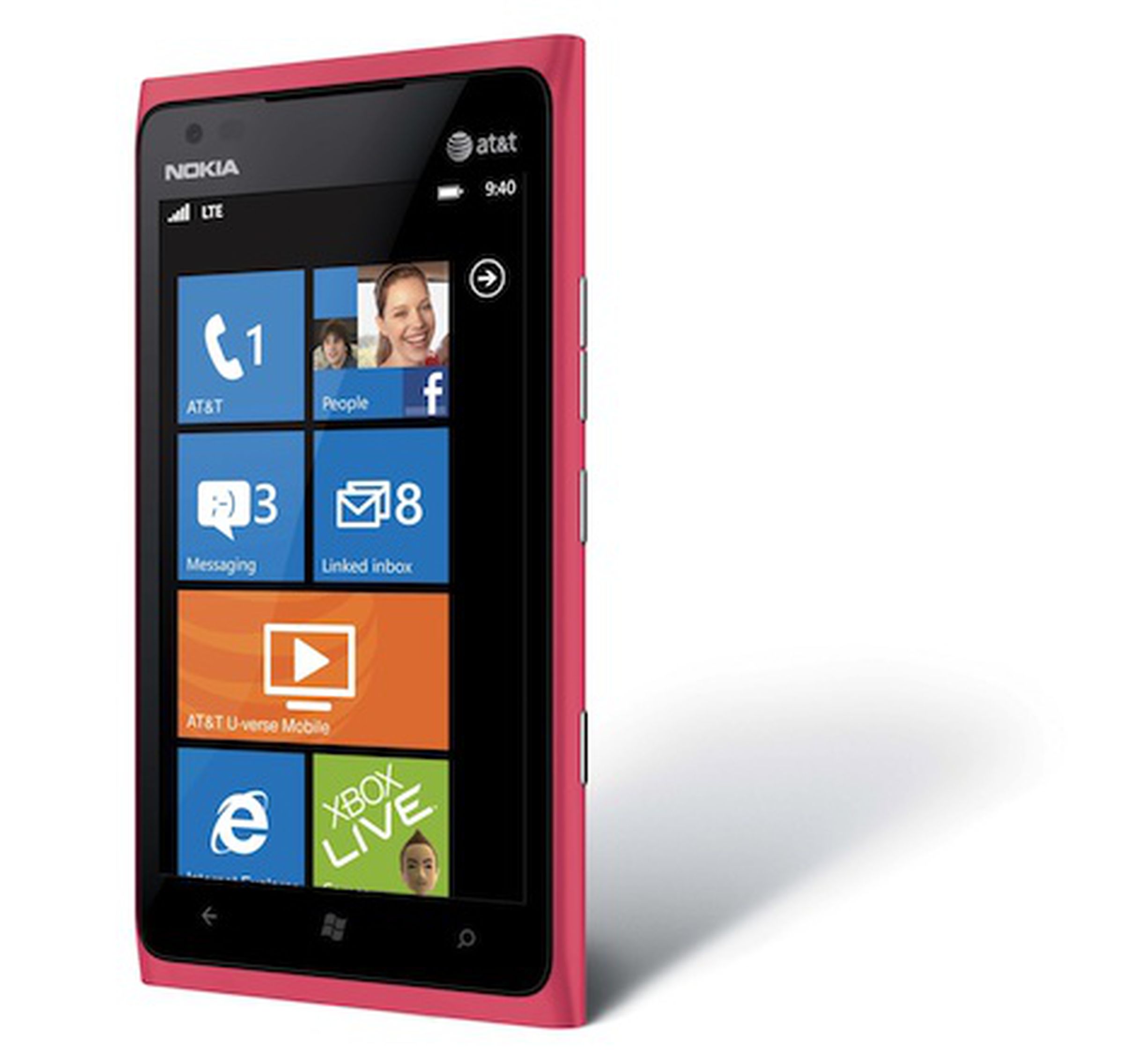Nokia Lumia 900 pink edition pictures