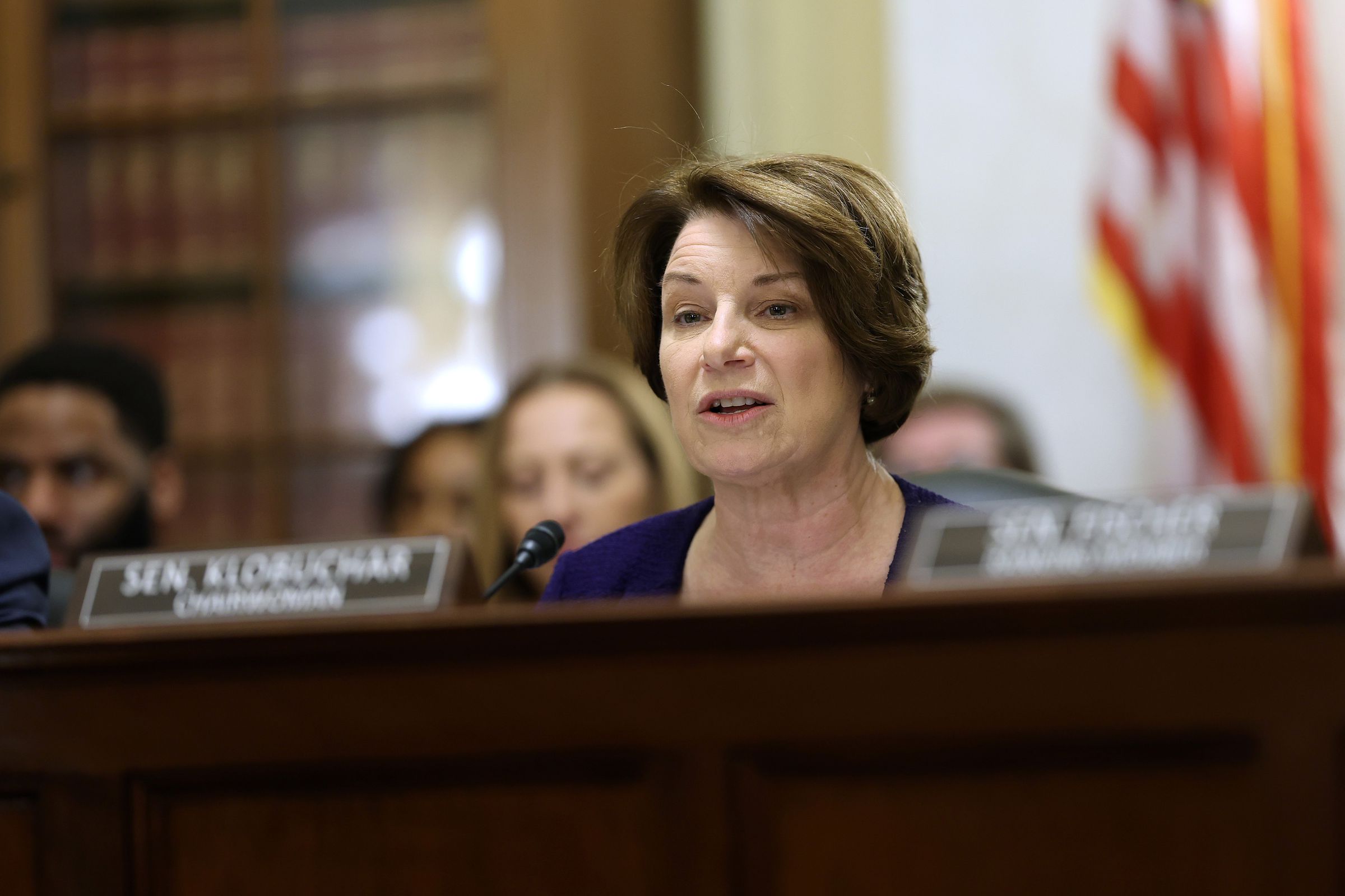 Senate Rules Committee Chair Amy Klobuchar