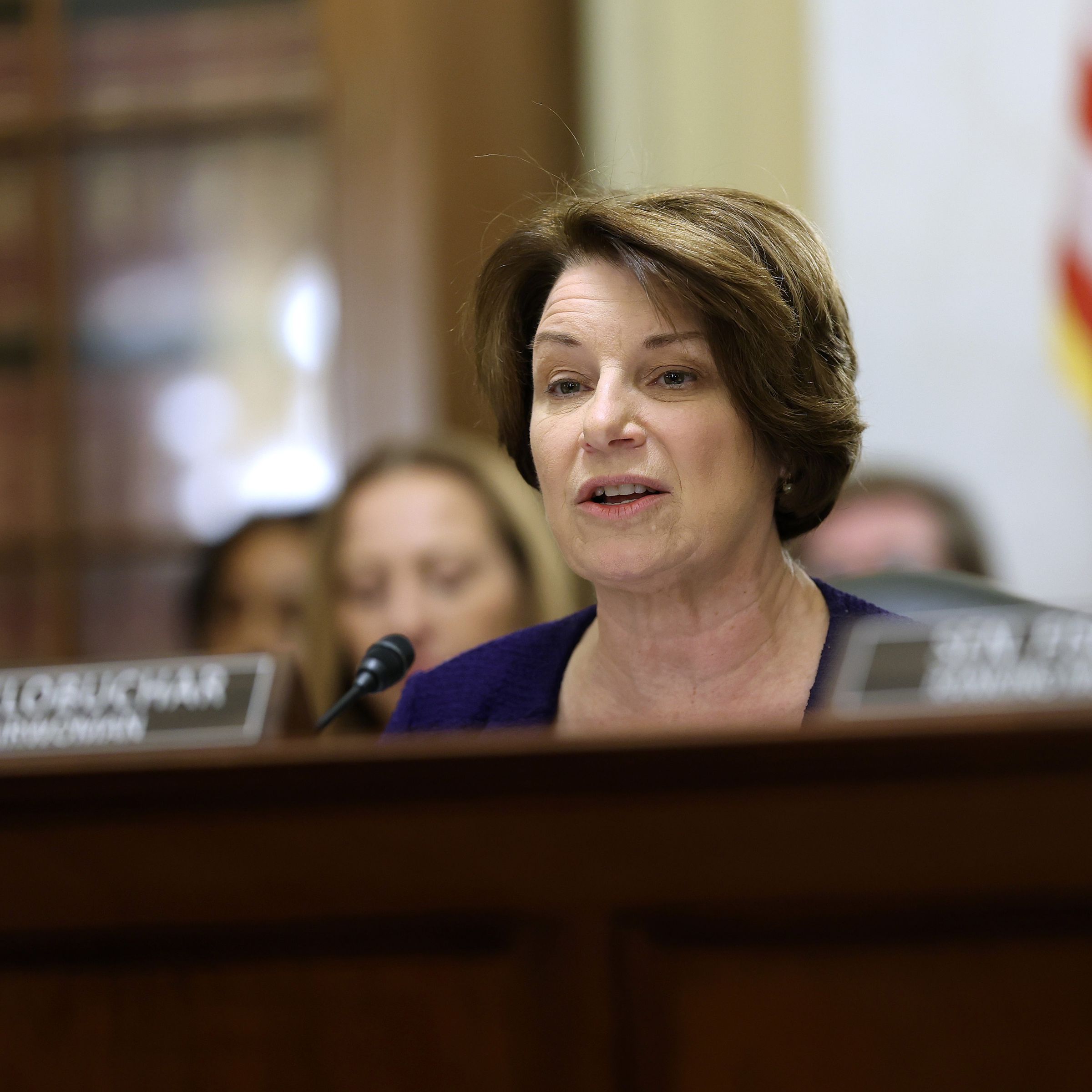 Senate Rules Committee Chair Amy Klobuchar