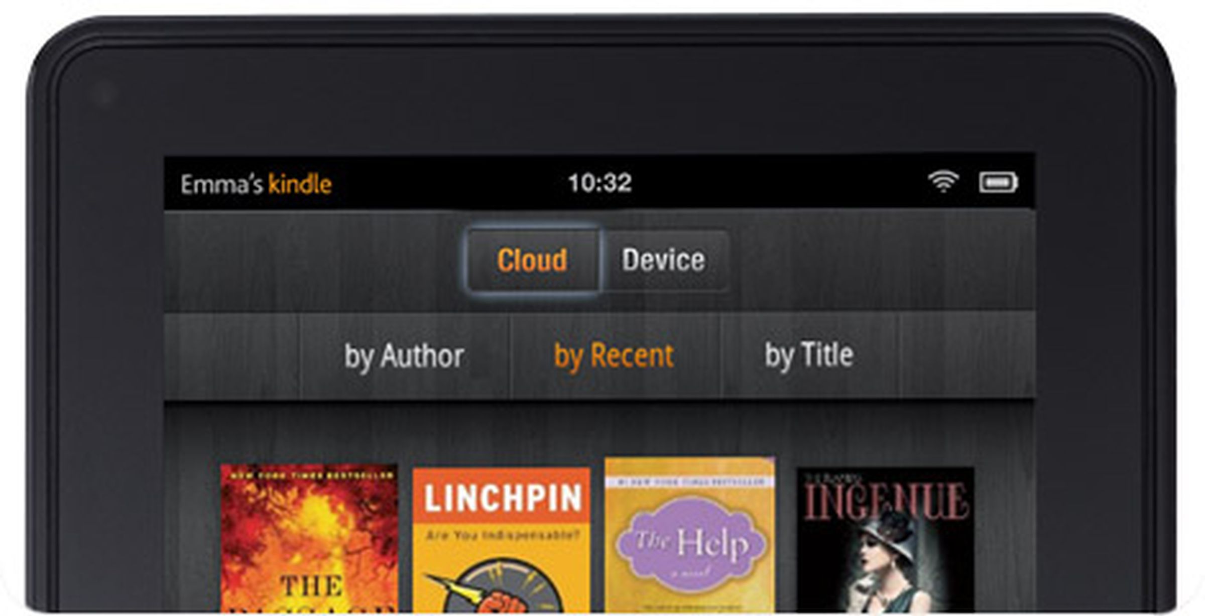 Amazon Kindle Fire UI photos