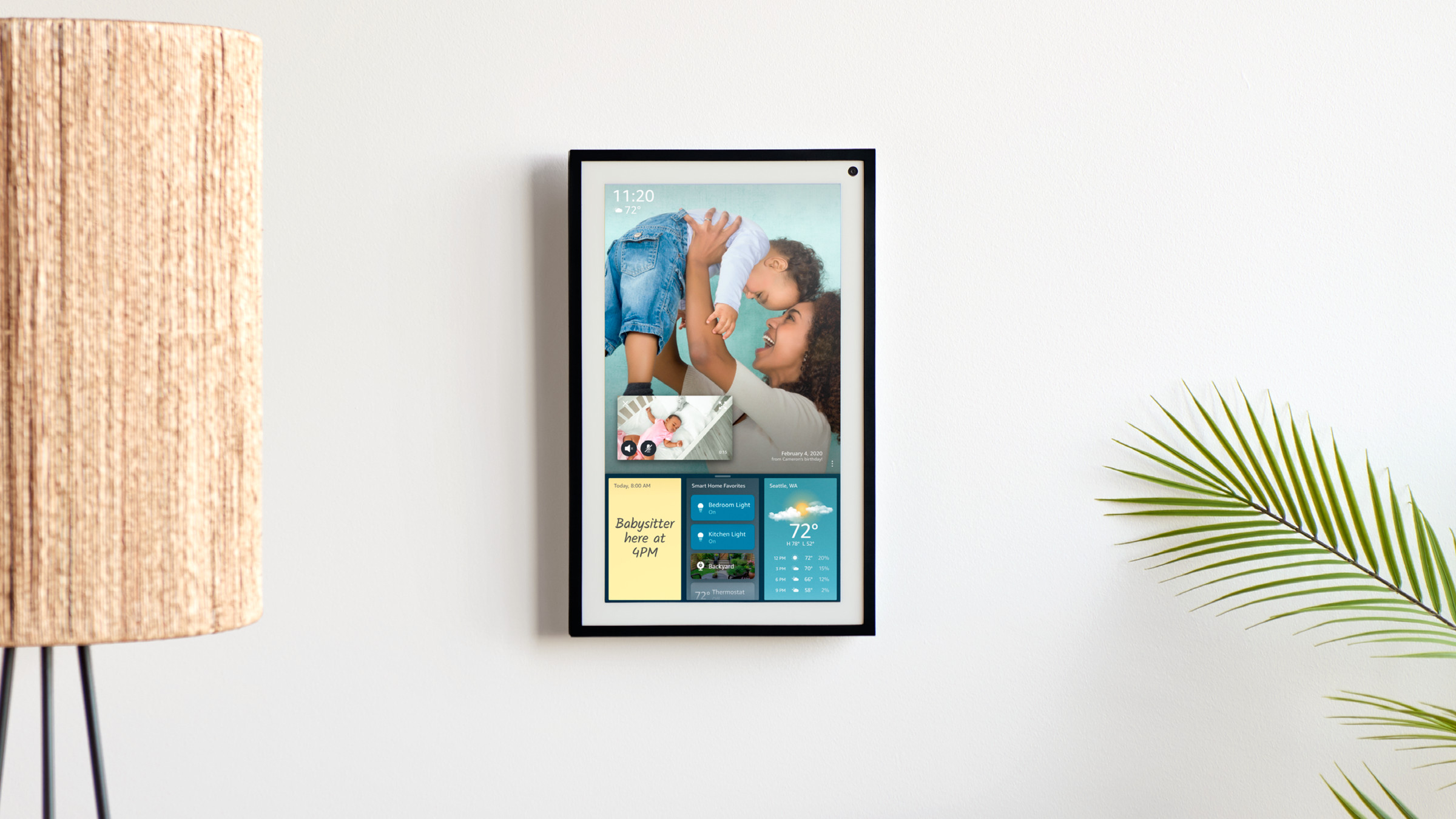 The Echo Show 15 can work in either portrait or landscape orientation.