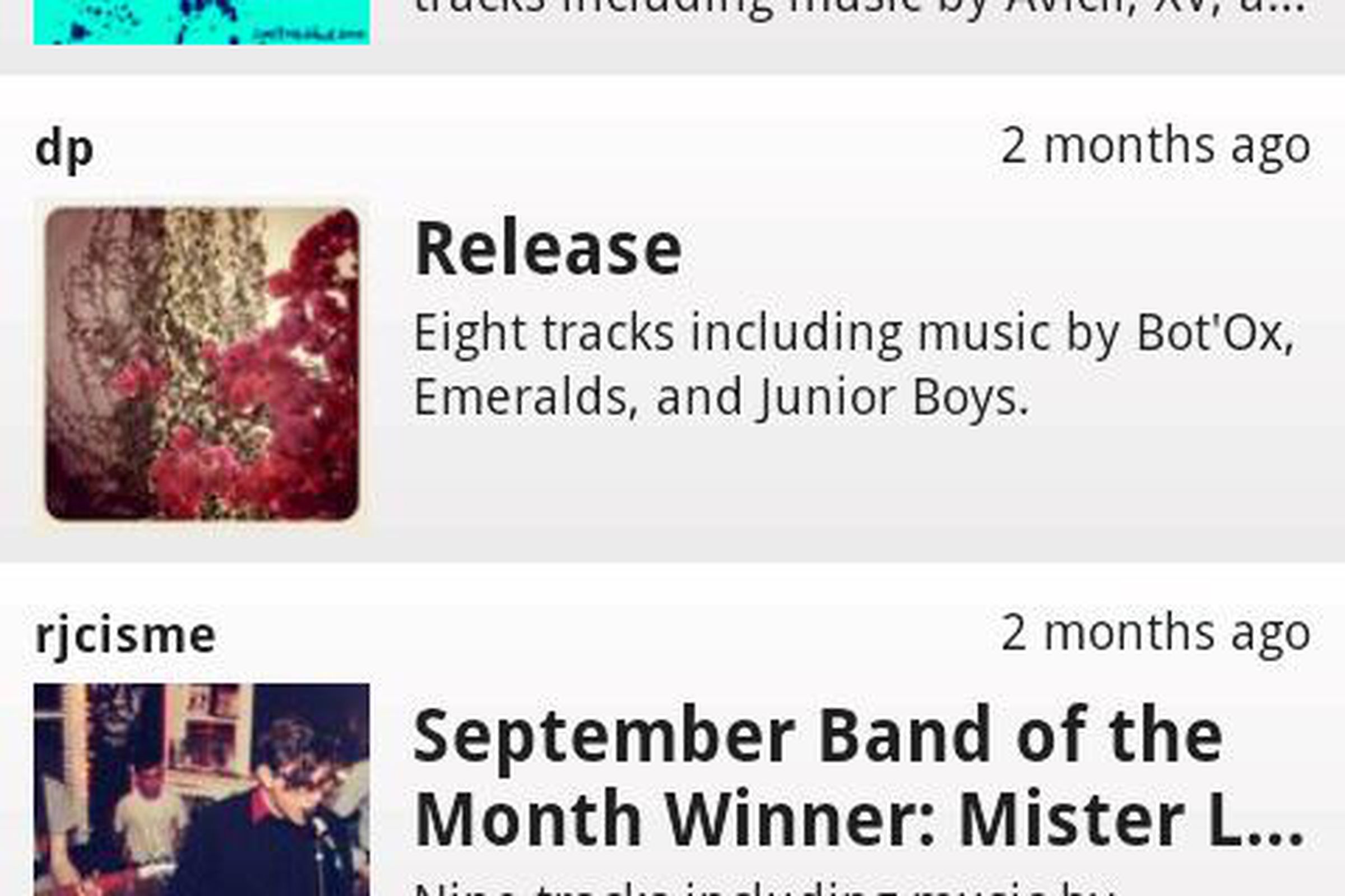 8tracks Android App