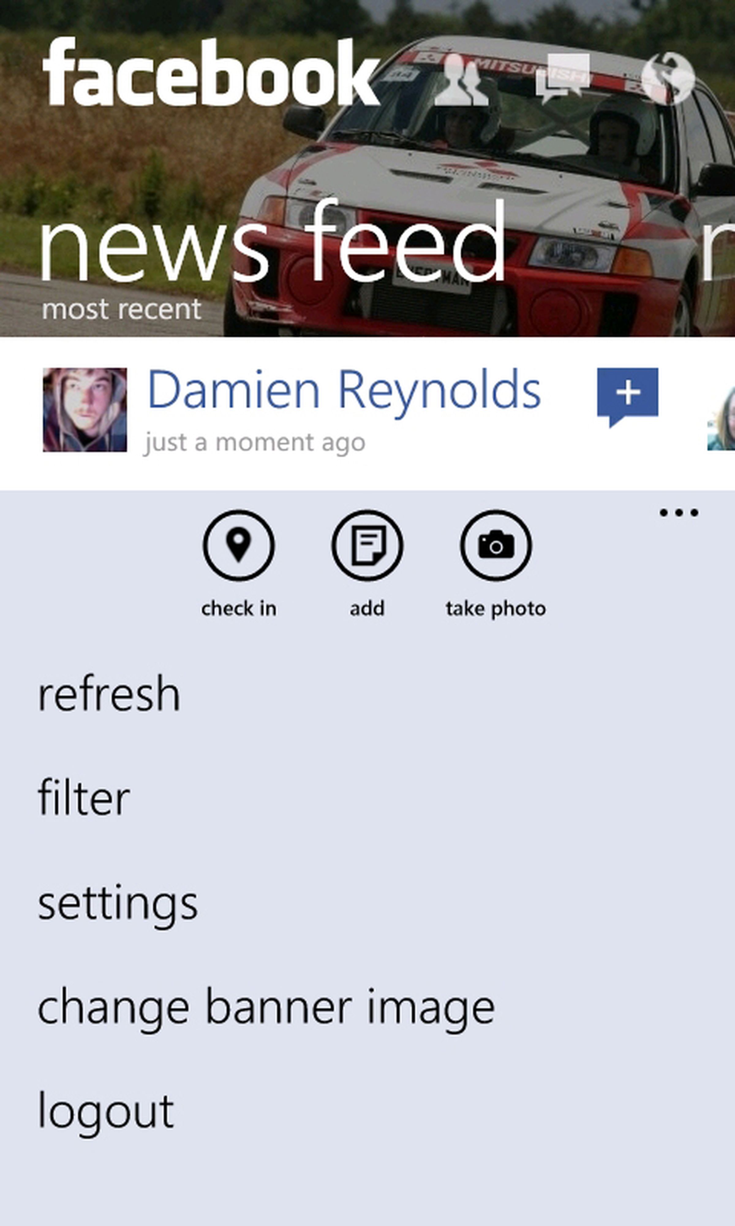 Facebook for Windows Phone hands-on