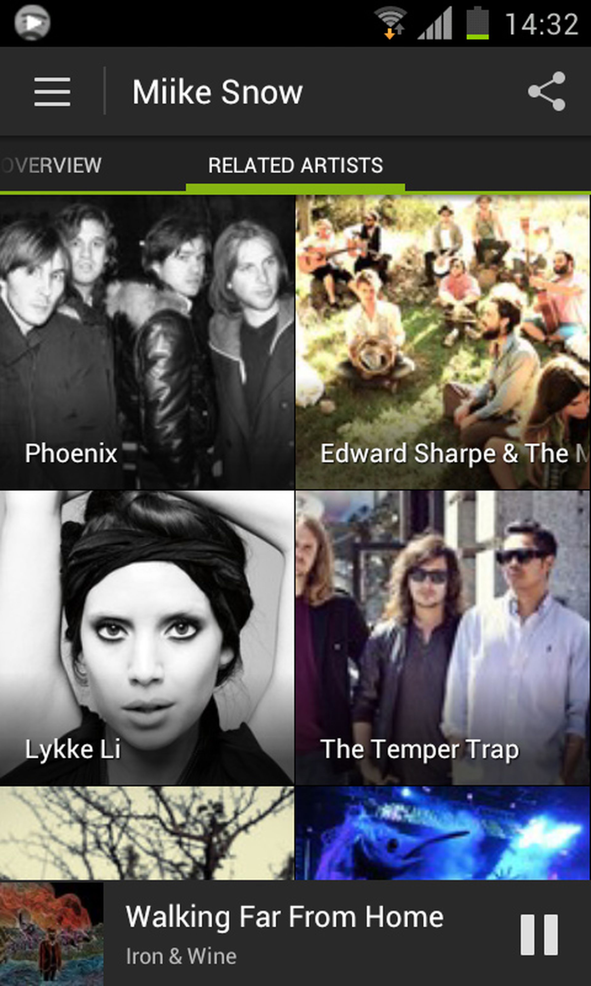Spotify for Android 4.0 beta screenshots