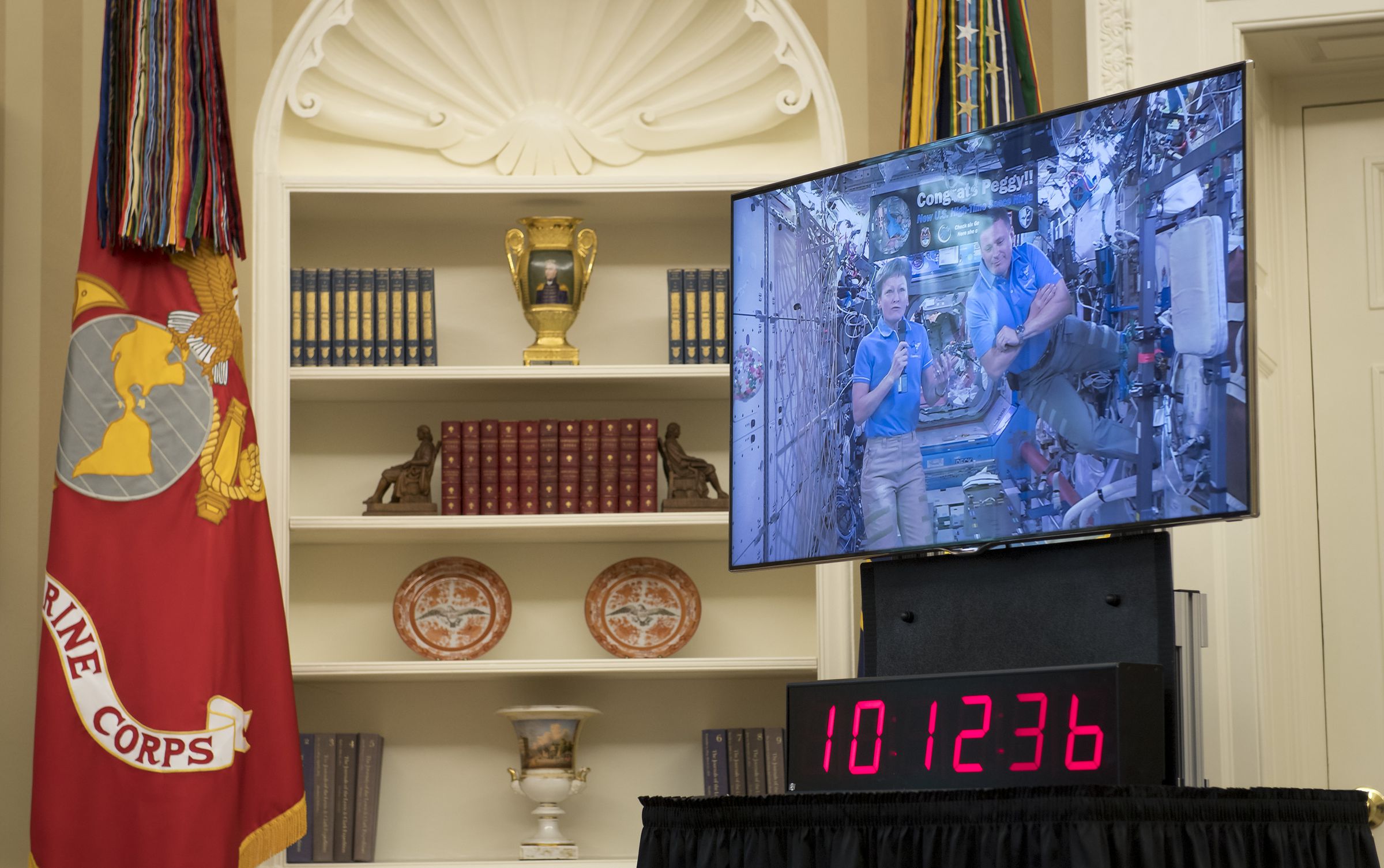 President Trump Hosts Video Conference with NASA Astronauts