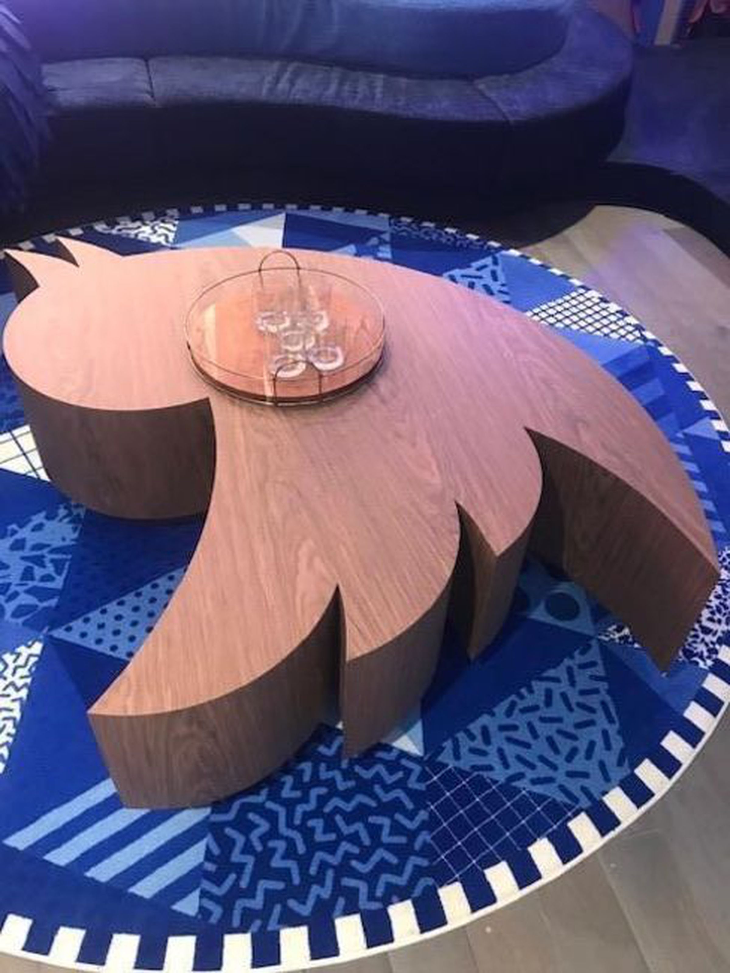 An image of a listing from X’s Twitter rebranding auction showing bird-themed art and furniture.