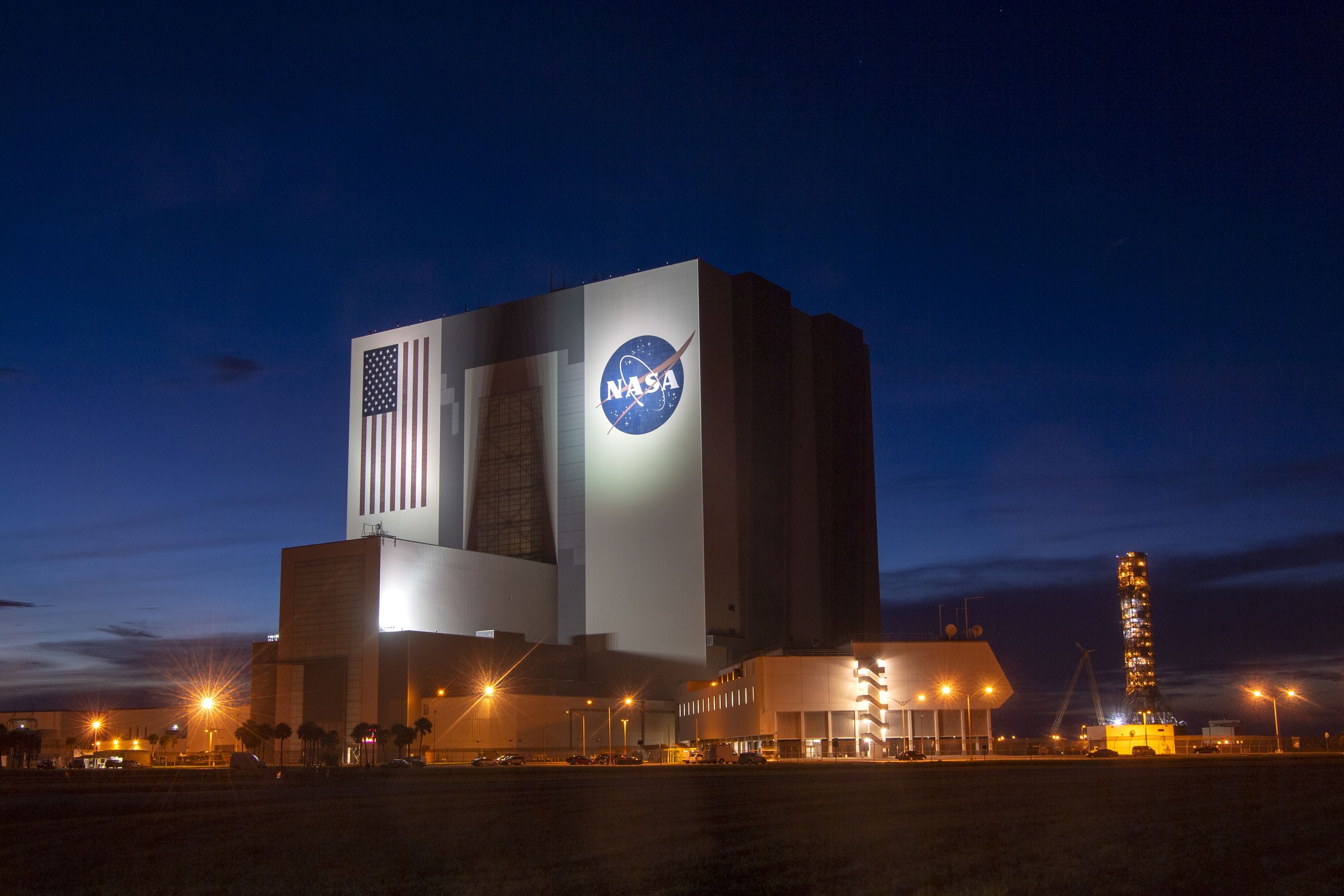 NASA VAB. Vehichle assembly building