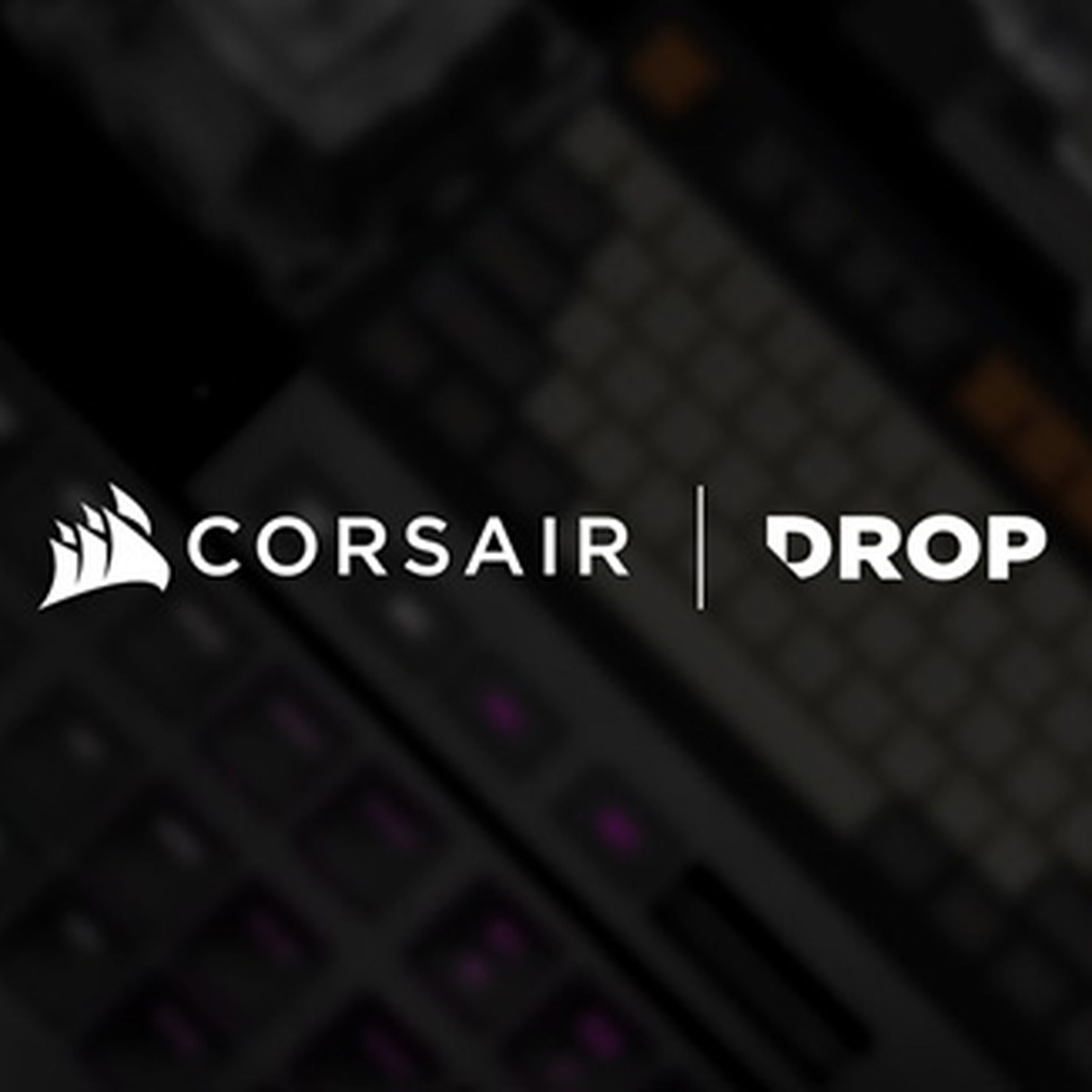 Drop and Corsair logos.