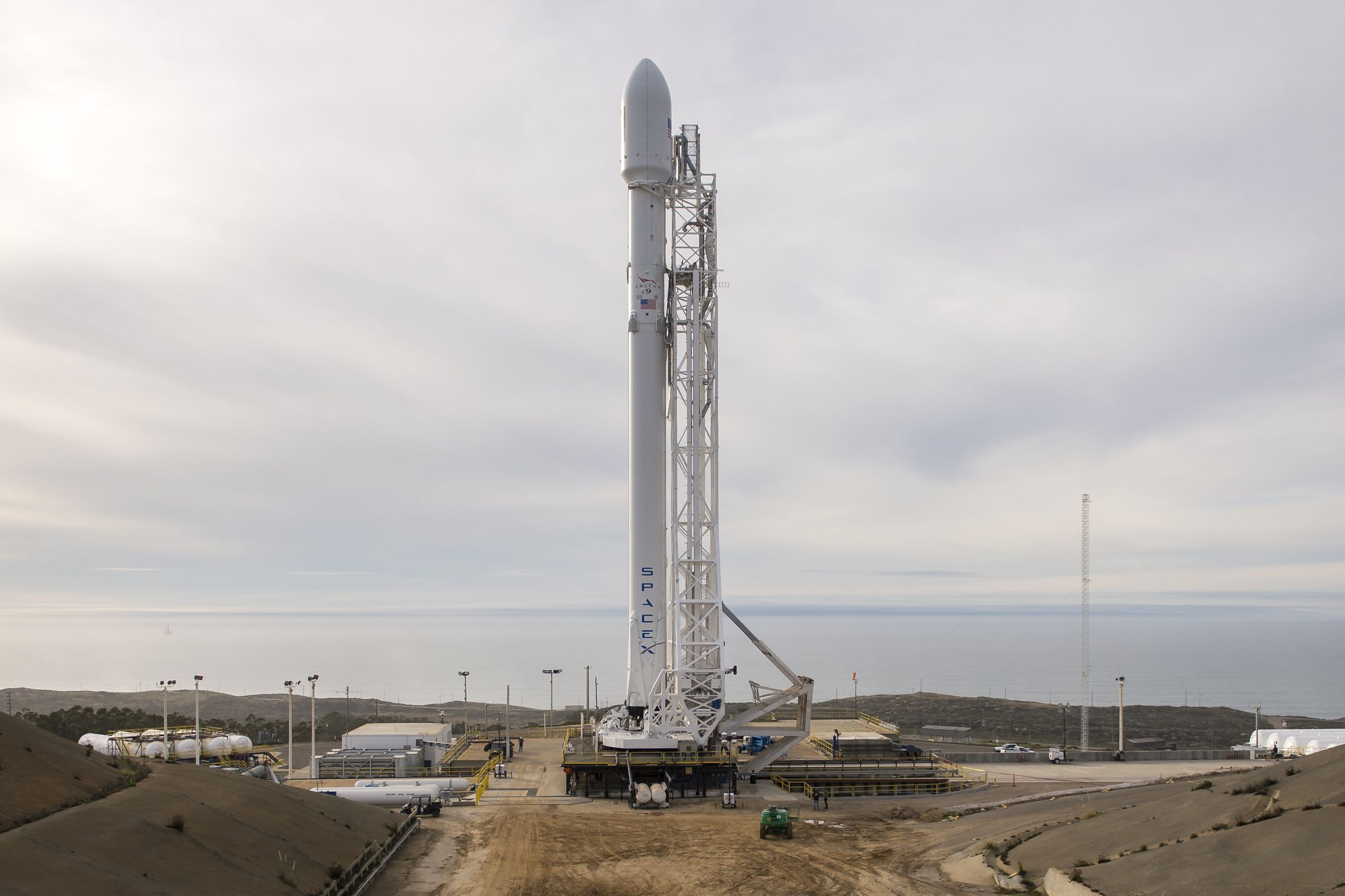 SpaceX’s Falcon 9 at Vandenberg Air Force Base