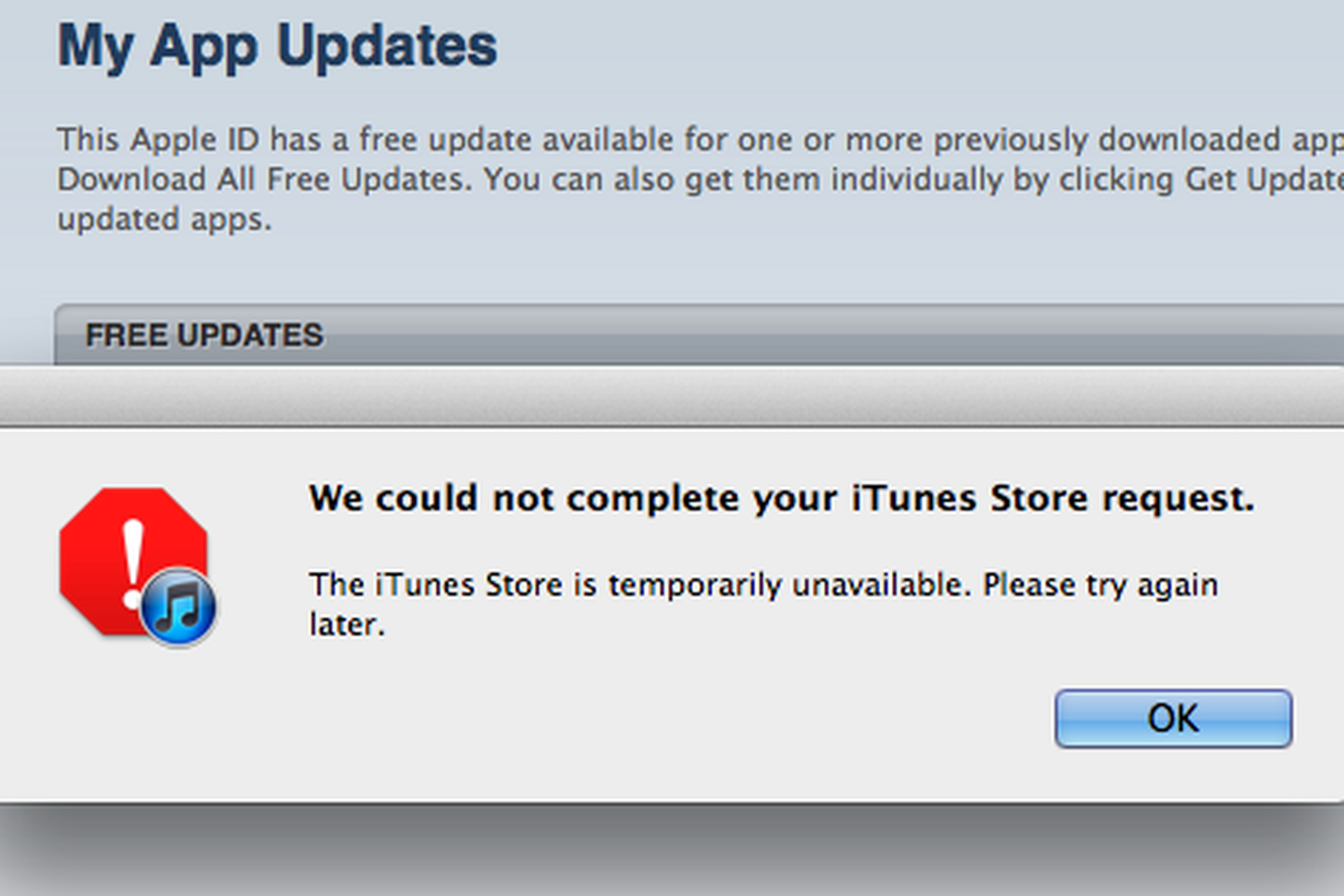 App Store error
