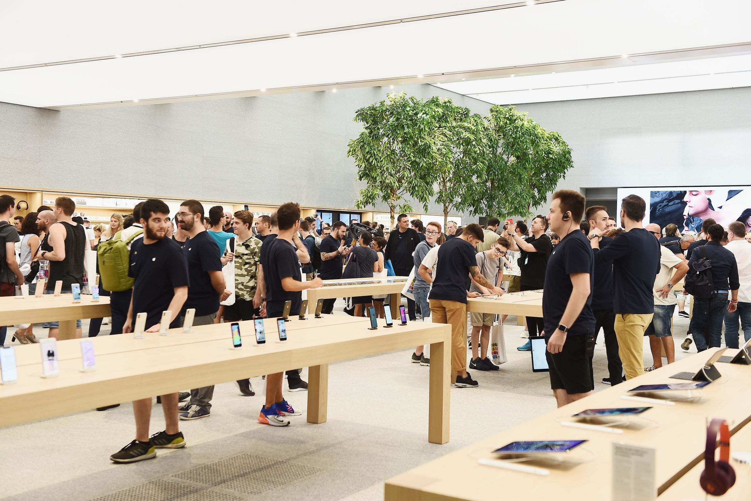 Apple Store Opening In Milan