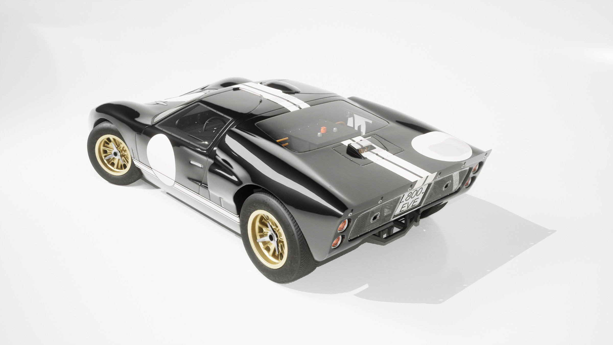 Everrati’s GT40 can go more than 125 miles on a charge.