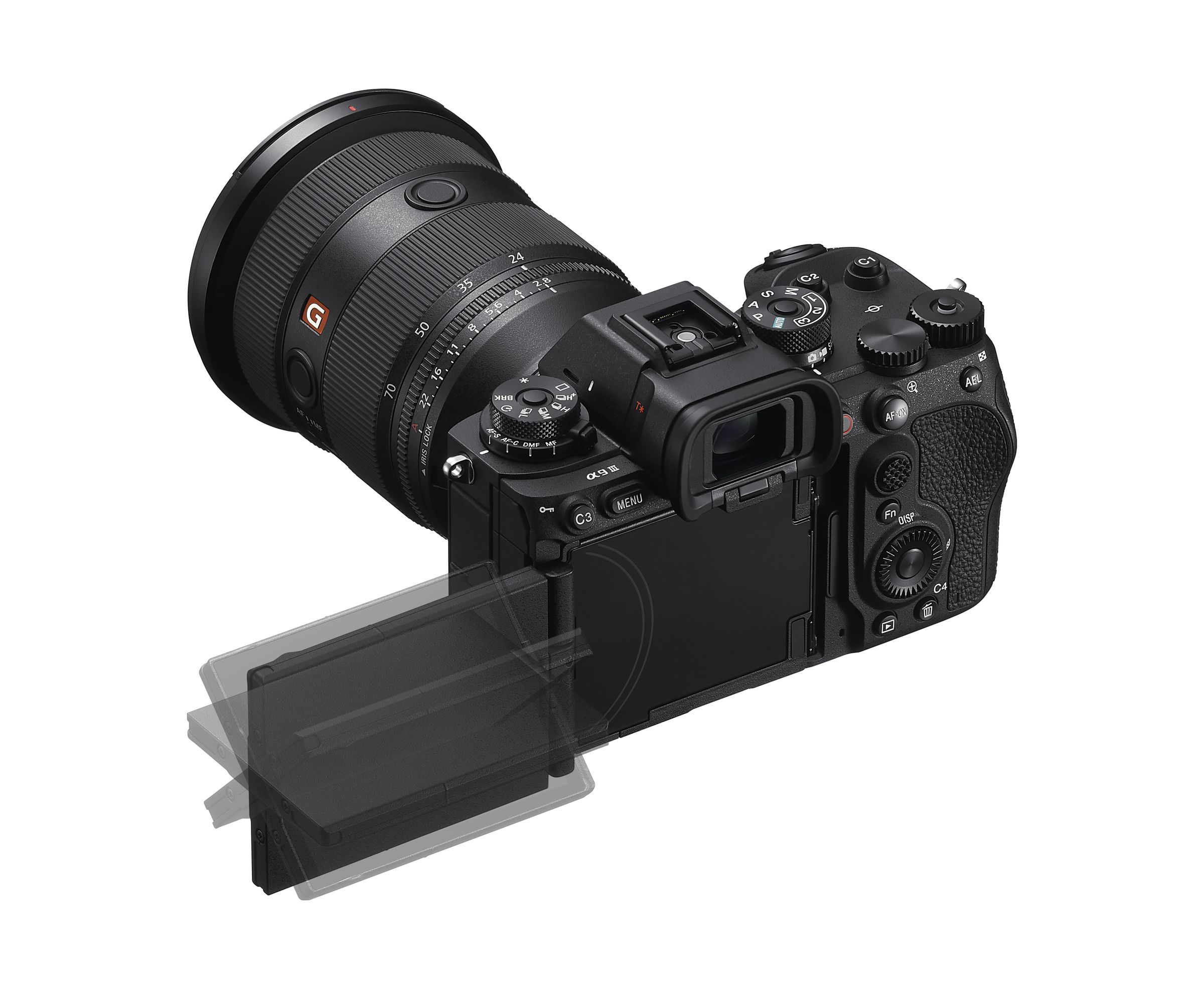 <em>The camera has a 4-axis LCD monitor.</em>