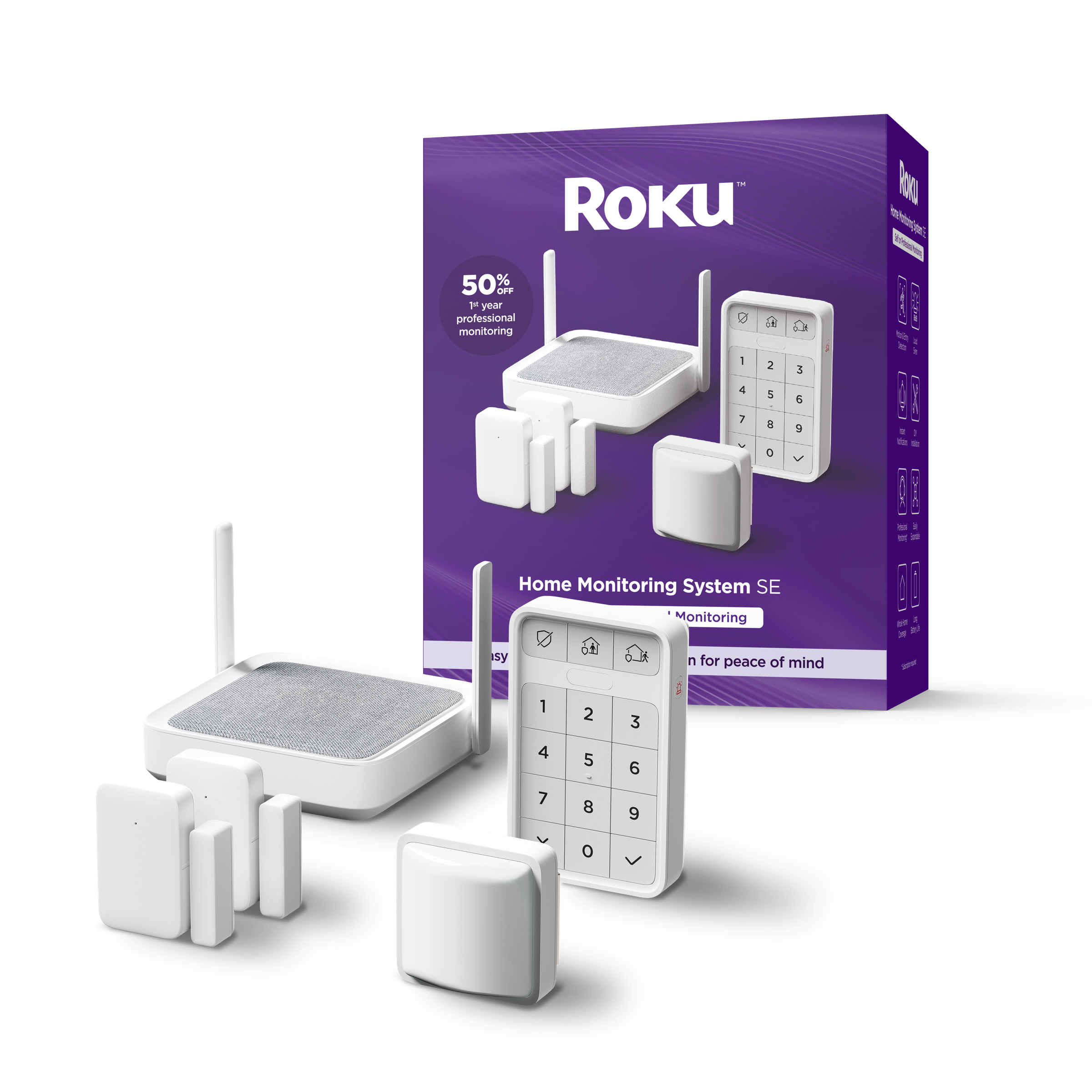 <em>Roku’s new home monitoring system is a rebranded version of Wyze’s own system (pictured). The two are not compatible.</em>