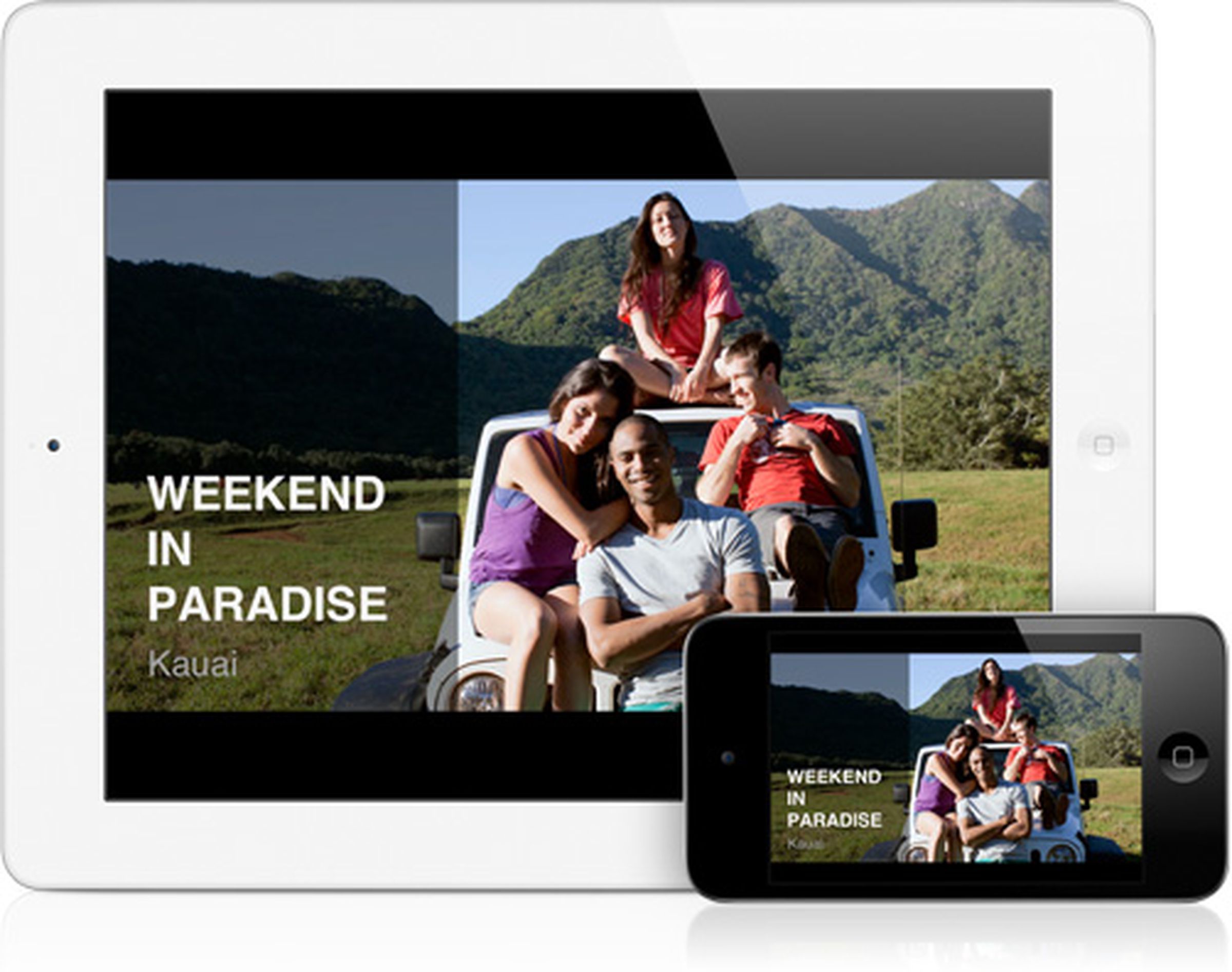 New iMovie for iPad & iPhone press photos