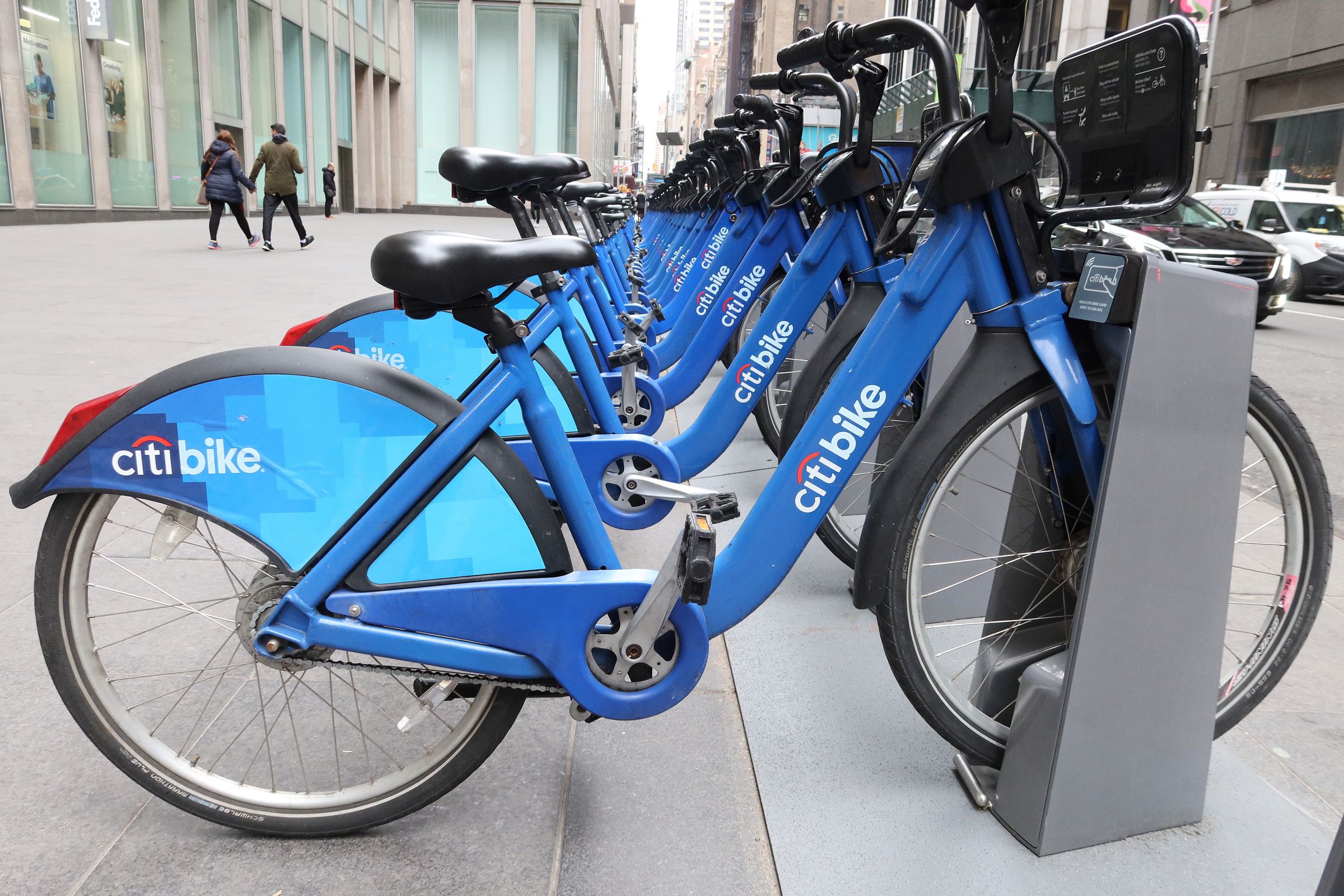 Citibike Rideshare Bicycles in New York City