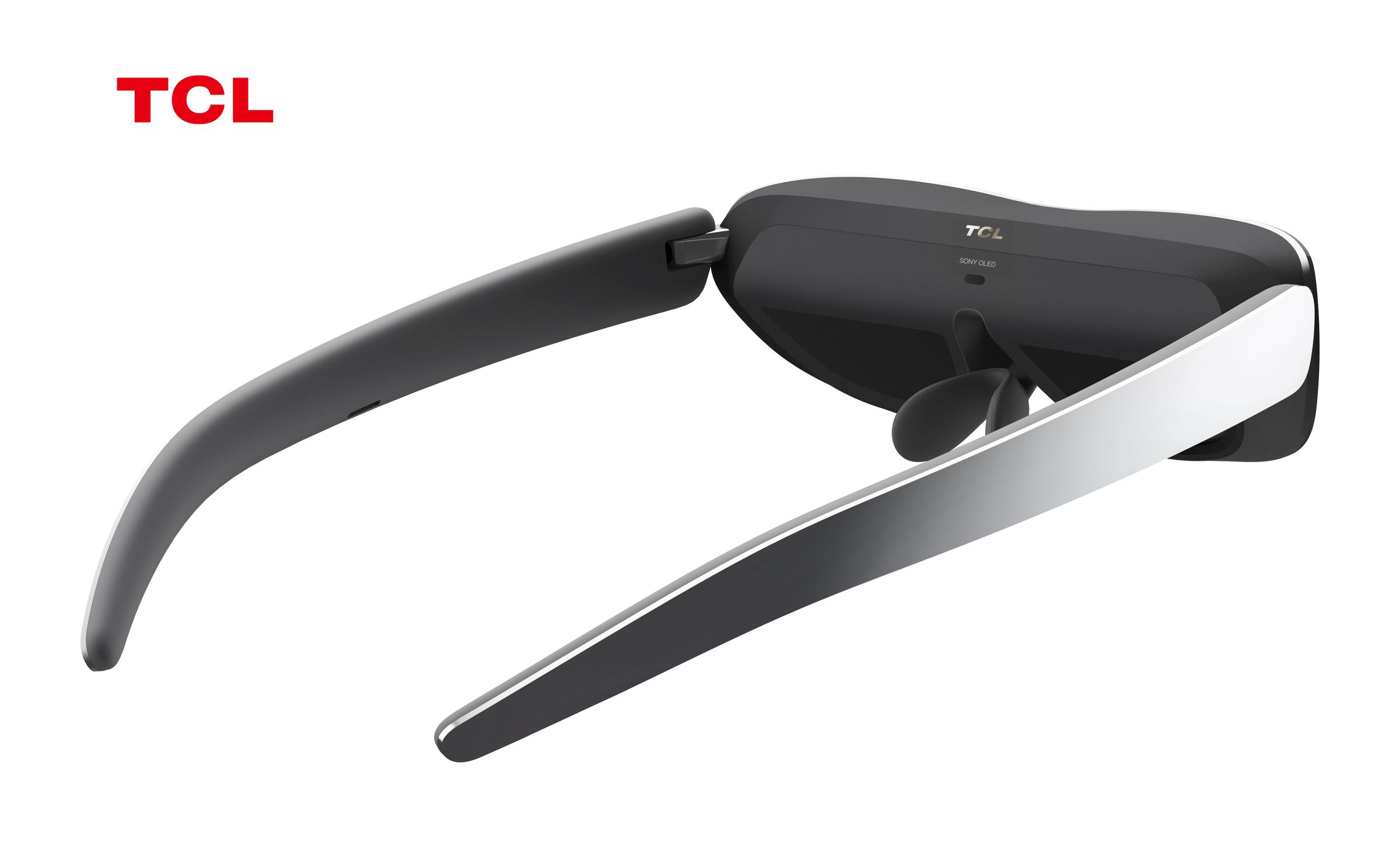 The Wearable Display is shaped like a pair of standard glasses.