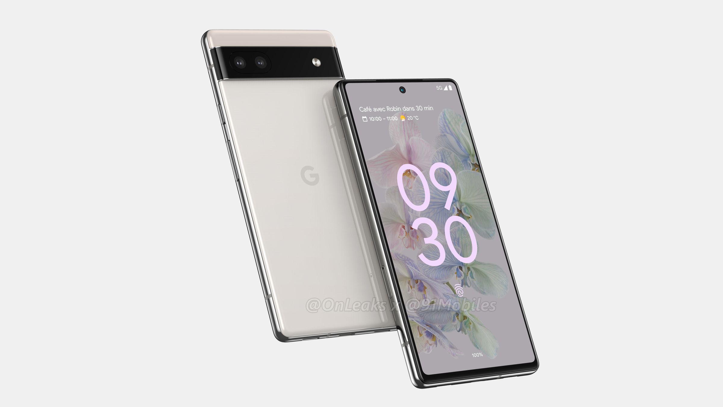 Unofficial renders of the Pixel 6A’s expected design.