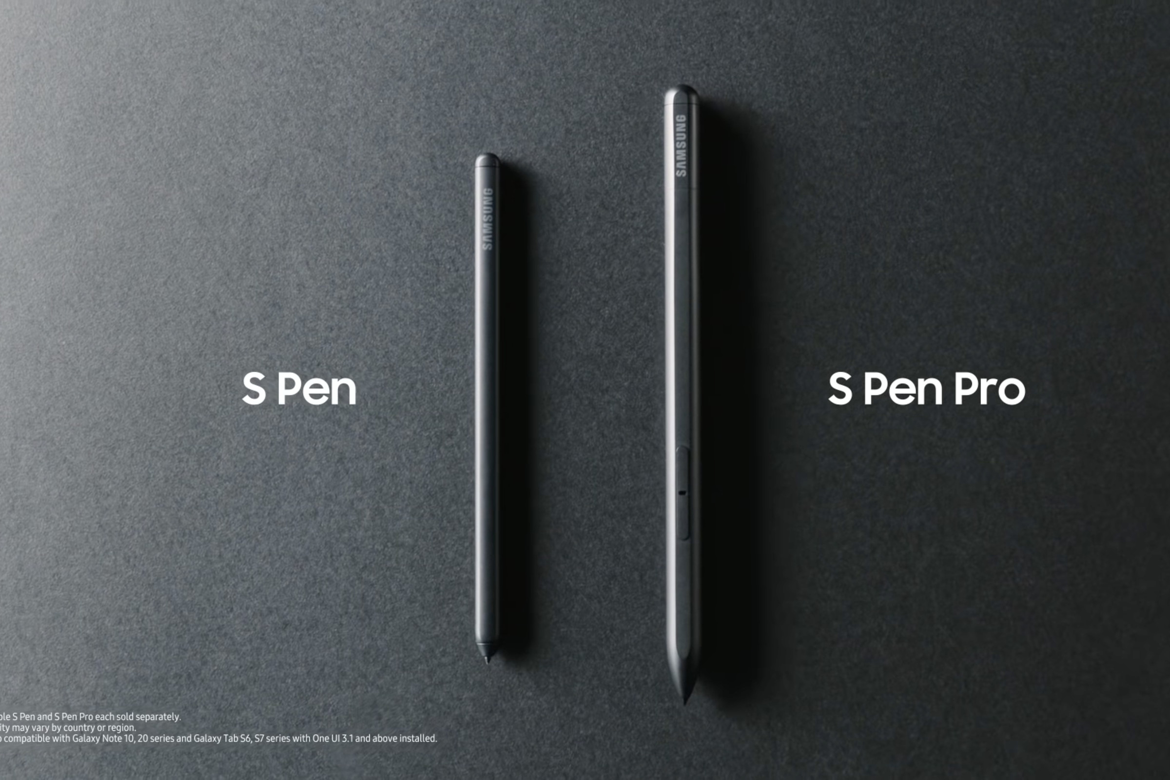 Samsung’s S Pen and S Pen Pro.