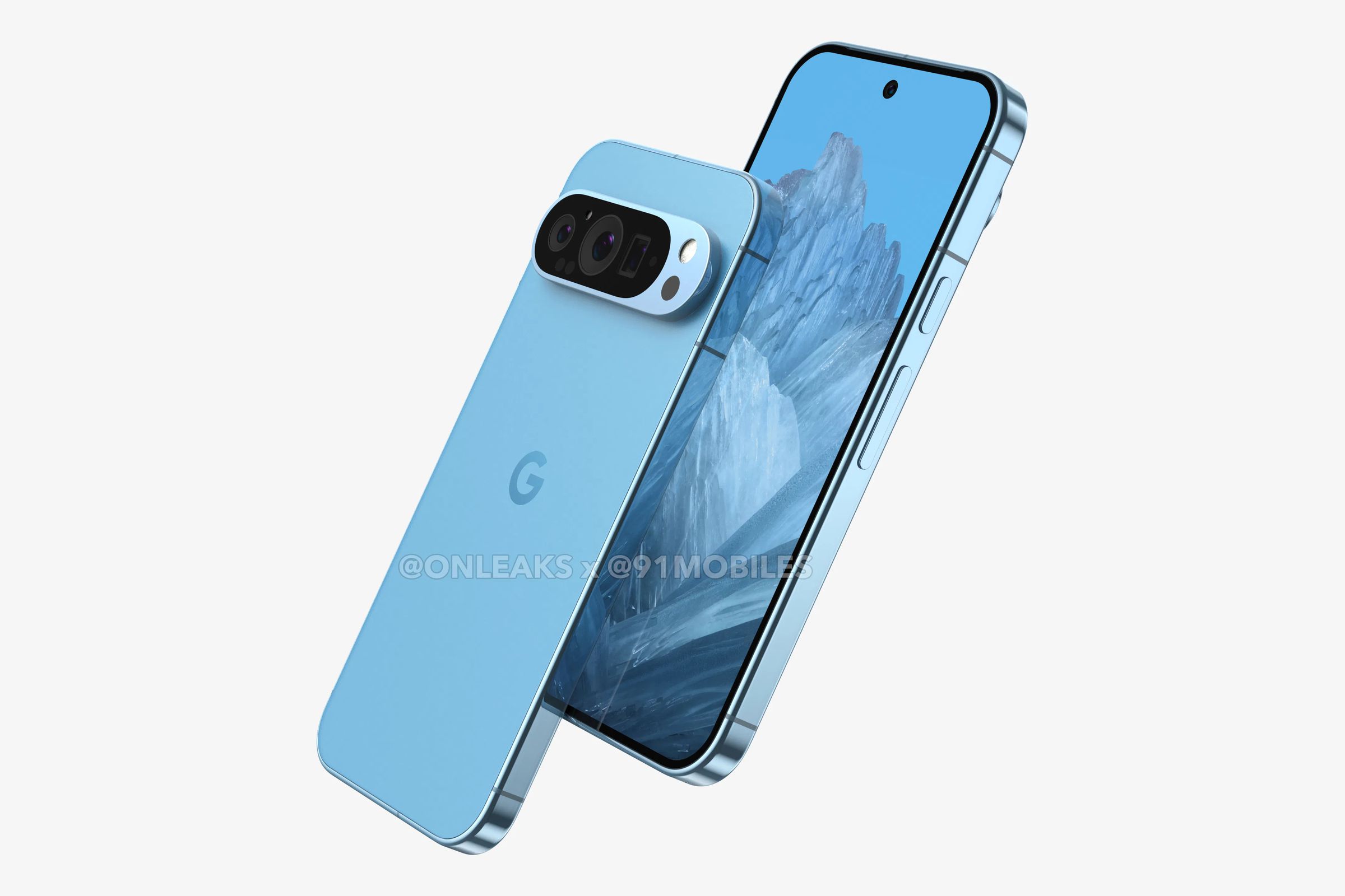 A leaked image showing what appears to be the Google Pixel 9 Pro