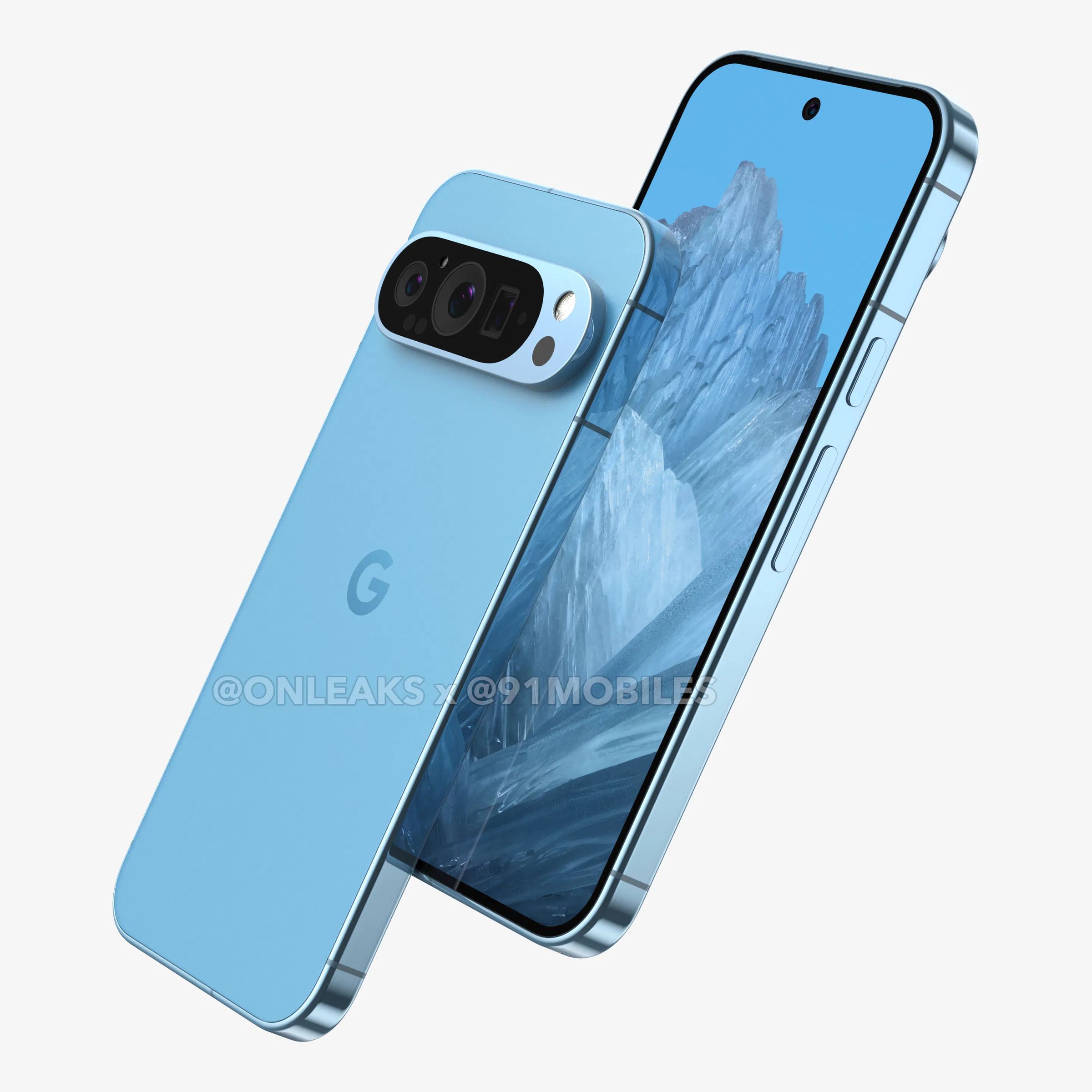 A leaked image showing what appears to be the Google Pixel 9 Pro
