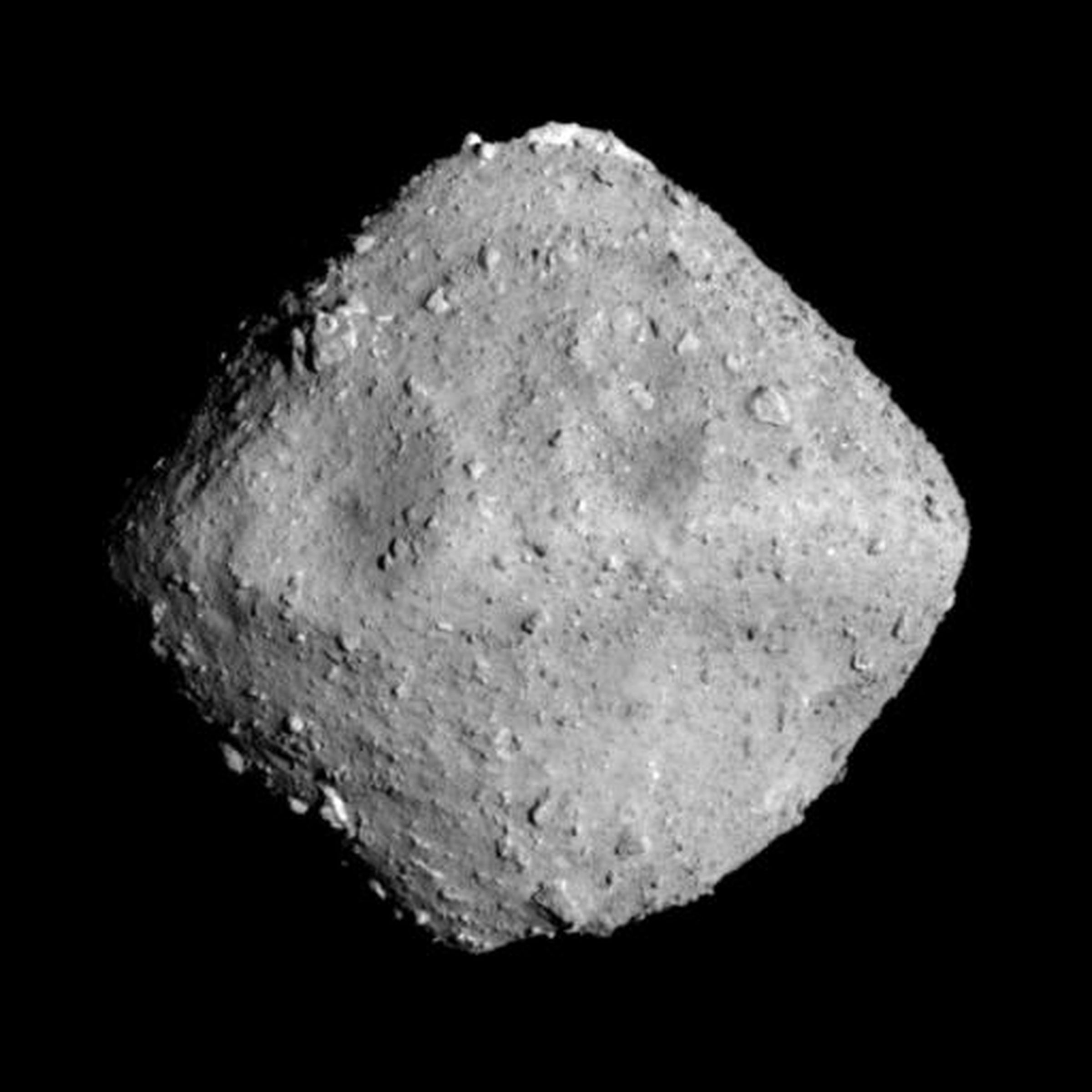 The asteroid Ryugu as seen from Hayabusa-2