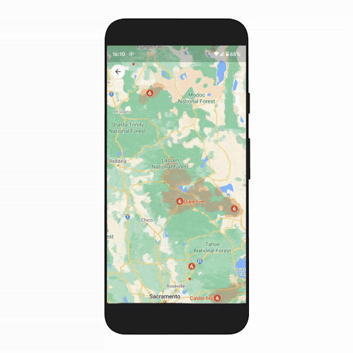 Google rolled out a new wildfire layer on Maps.