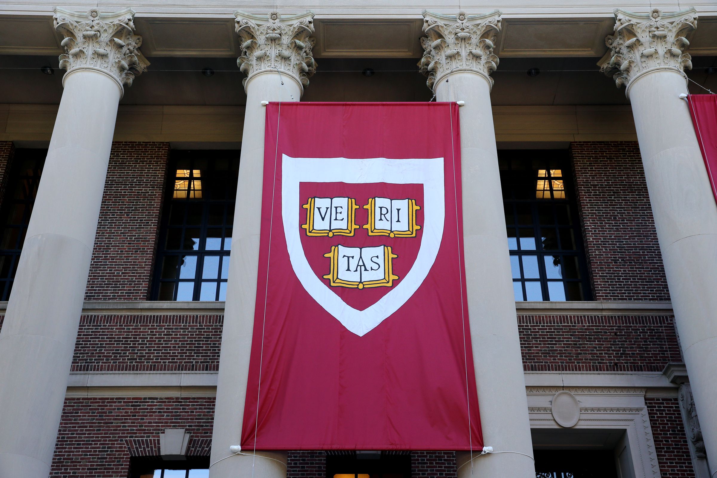 Widener Library At Harvard University