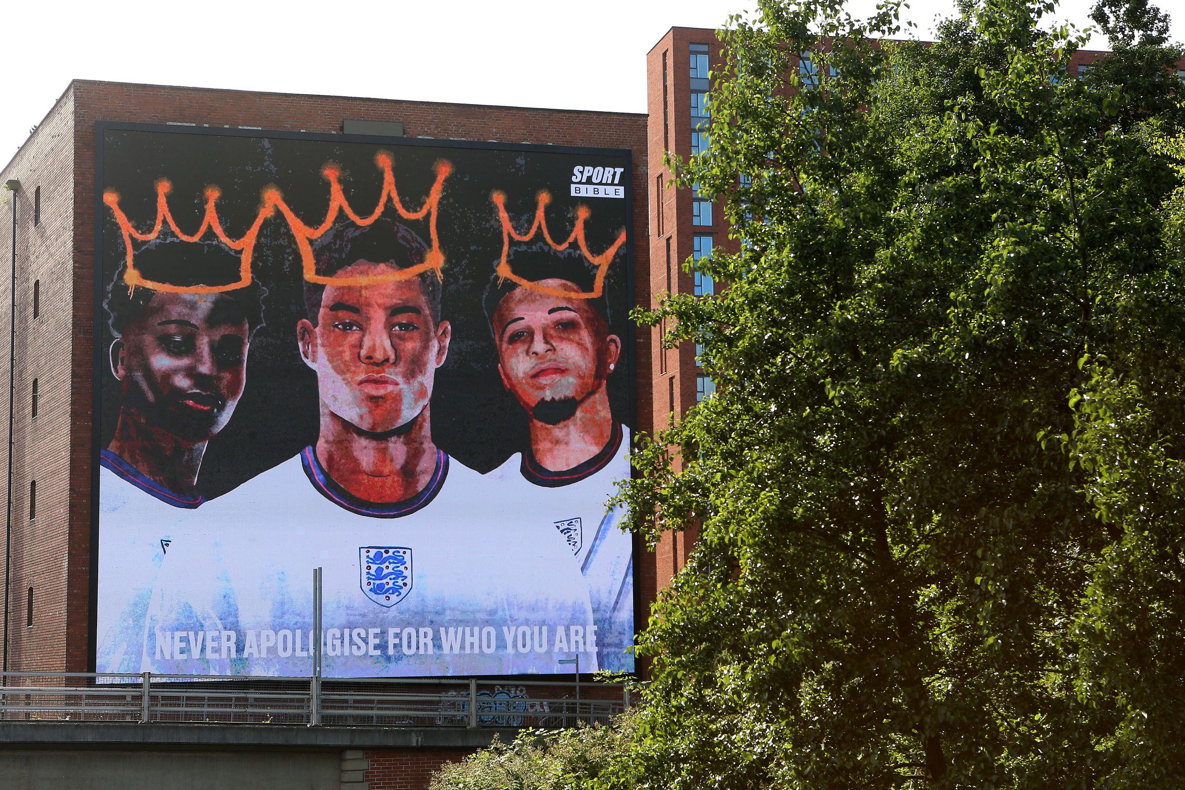 New Digital Mural Of The Three Black Footballers Racially Abused After England Lost The Euro’s Final Is Unveiled