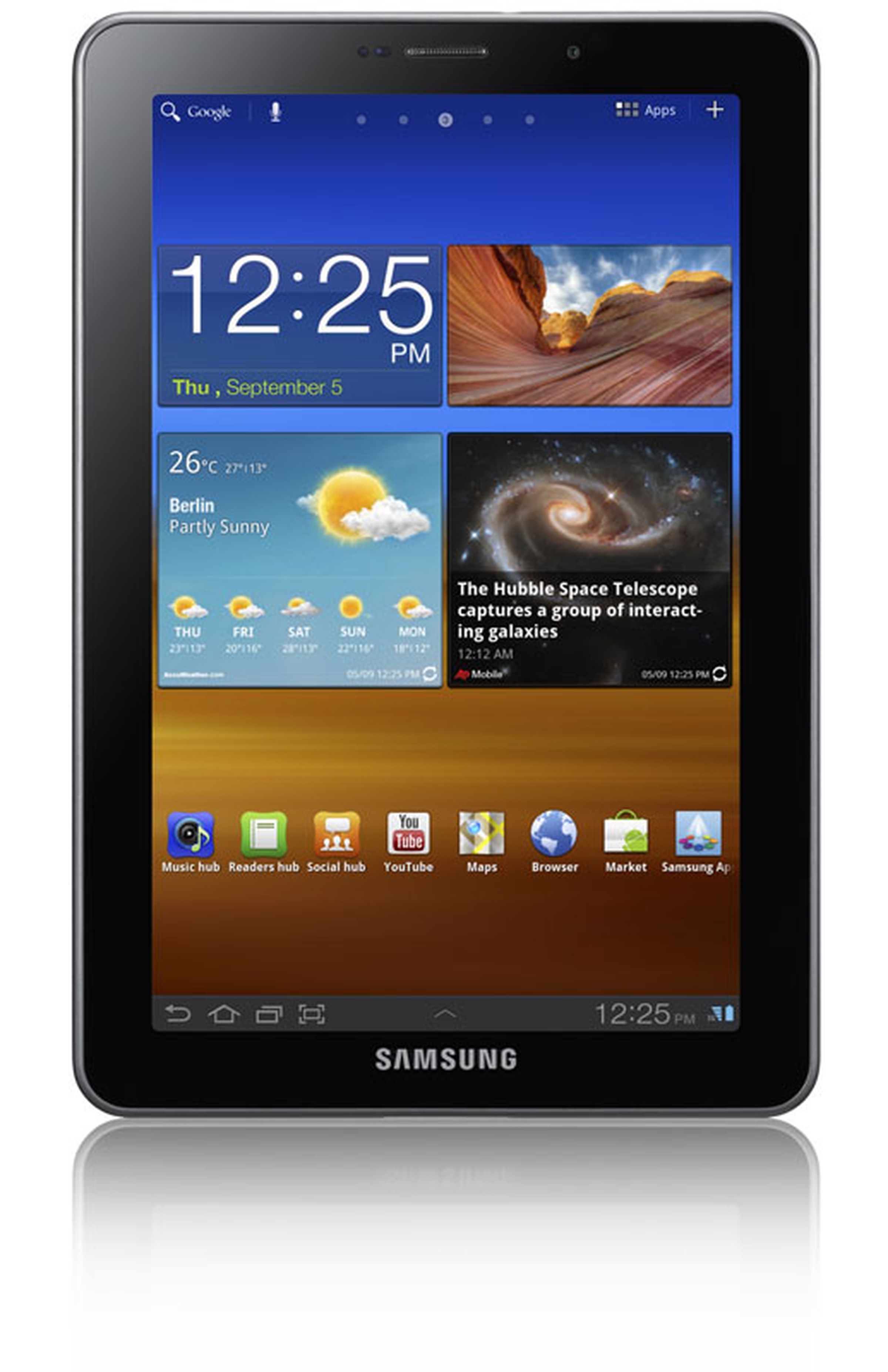 Samsung Galaxy Tab 7.7 press photos