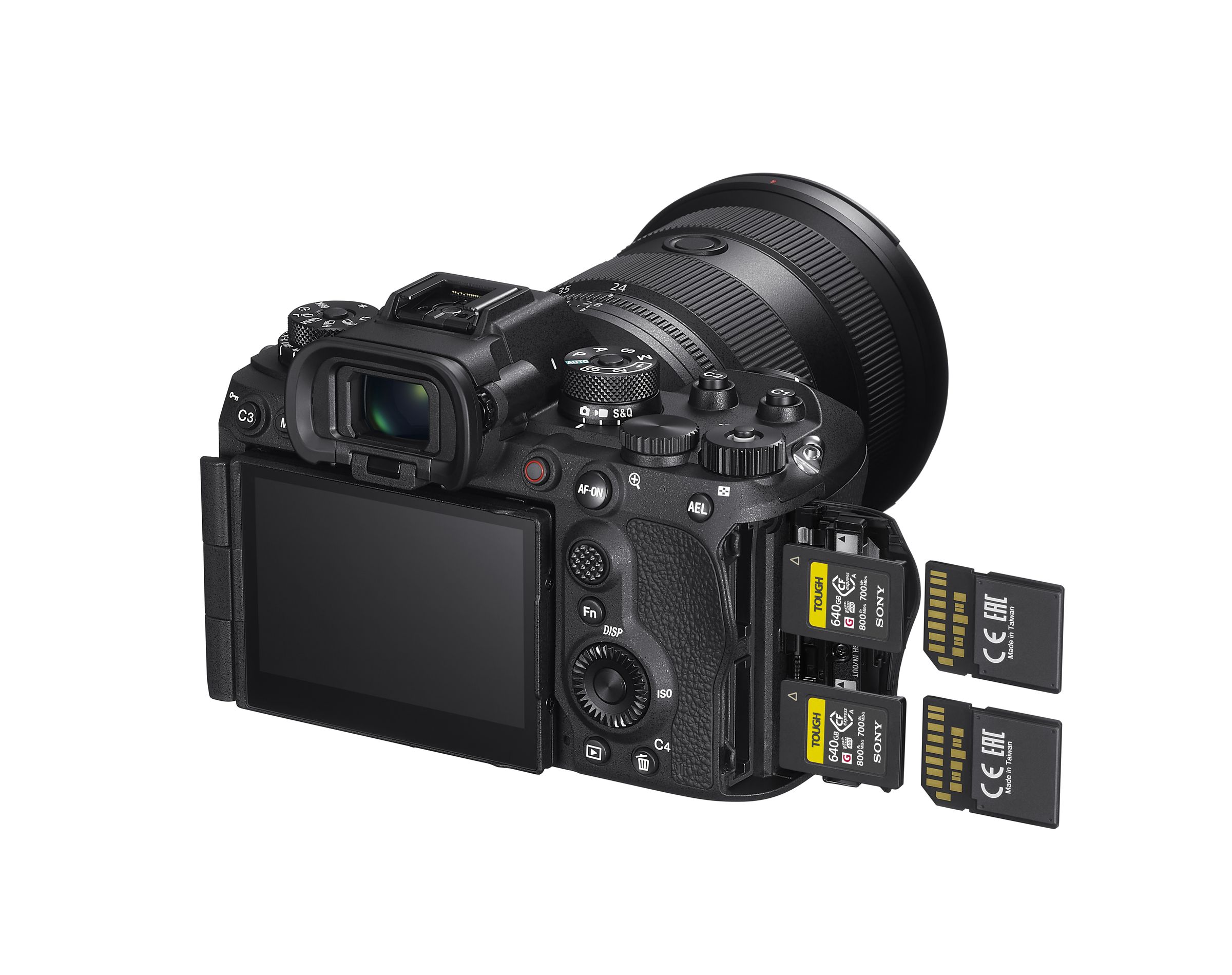 <em>The A9 III supports CFexpress Type A cards as well as UHS-I and UHS-II SD cards in the camera’s two card slots.</em>