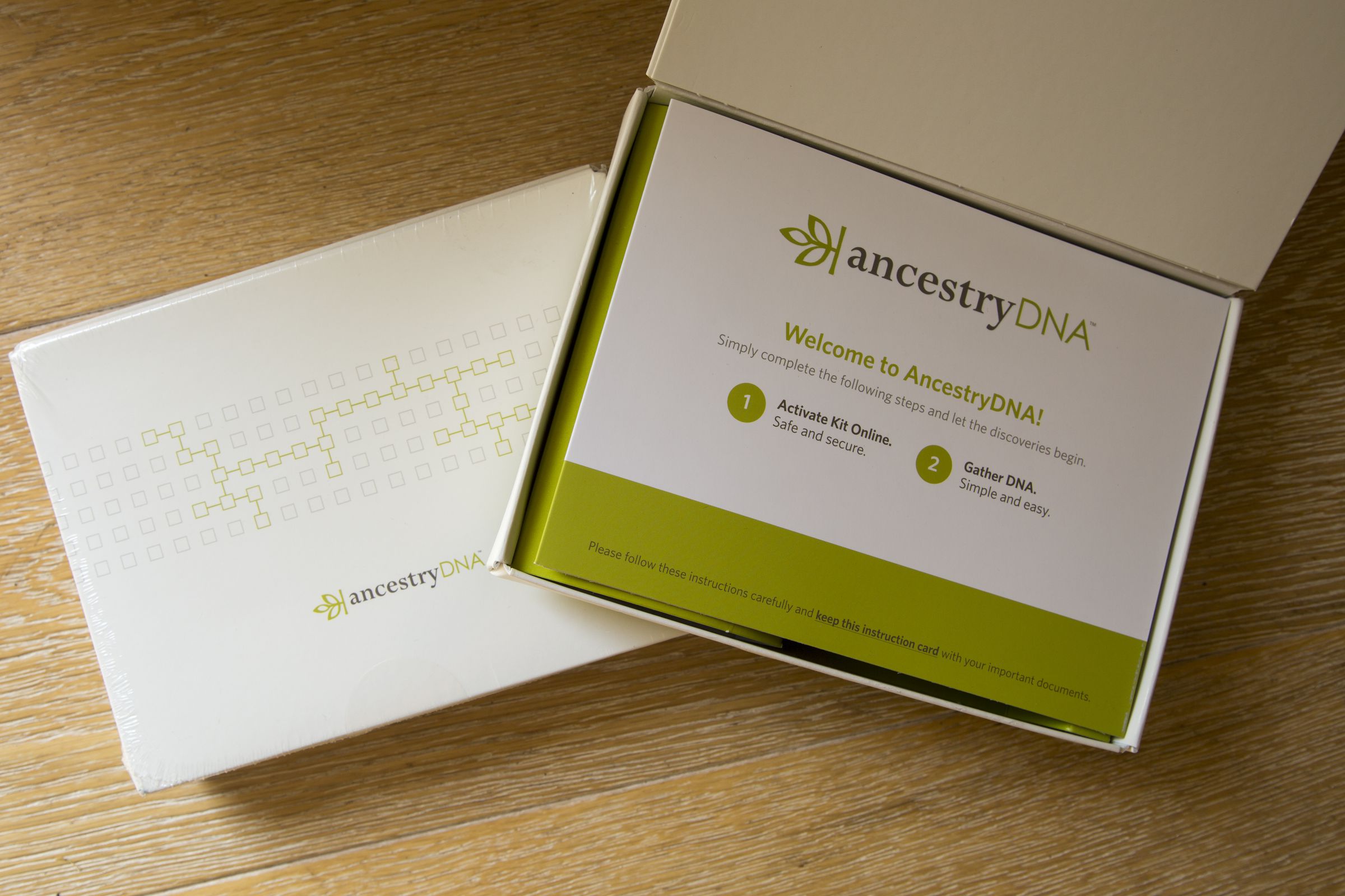 Ancestry DNA test kit