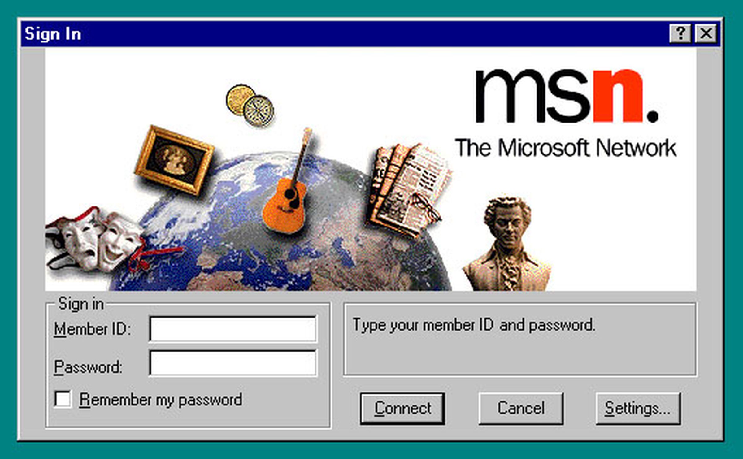 windows 95 MSN