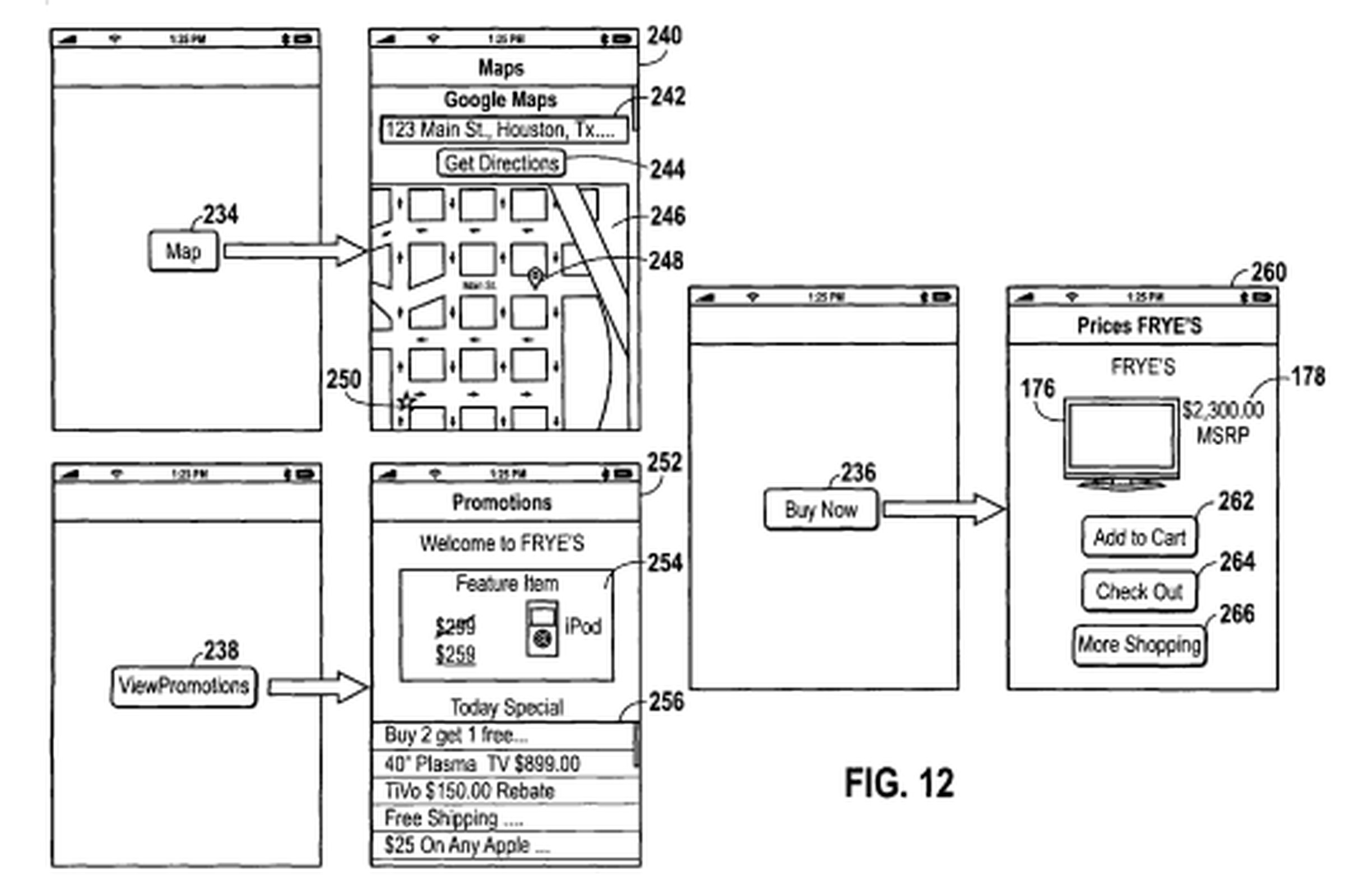 Apple Patent 2 "on-the-go shopping lists"