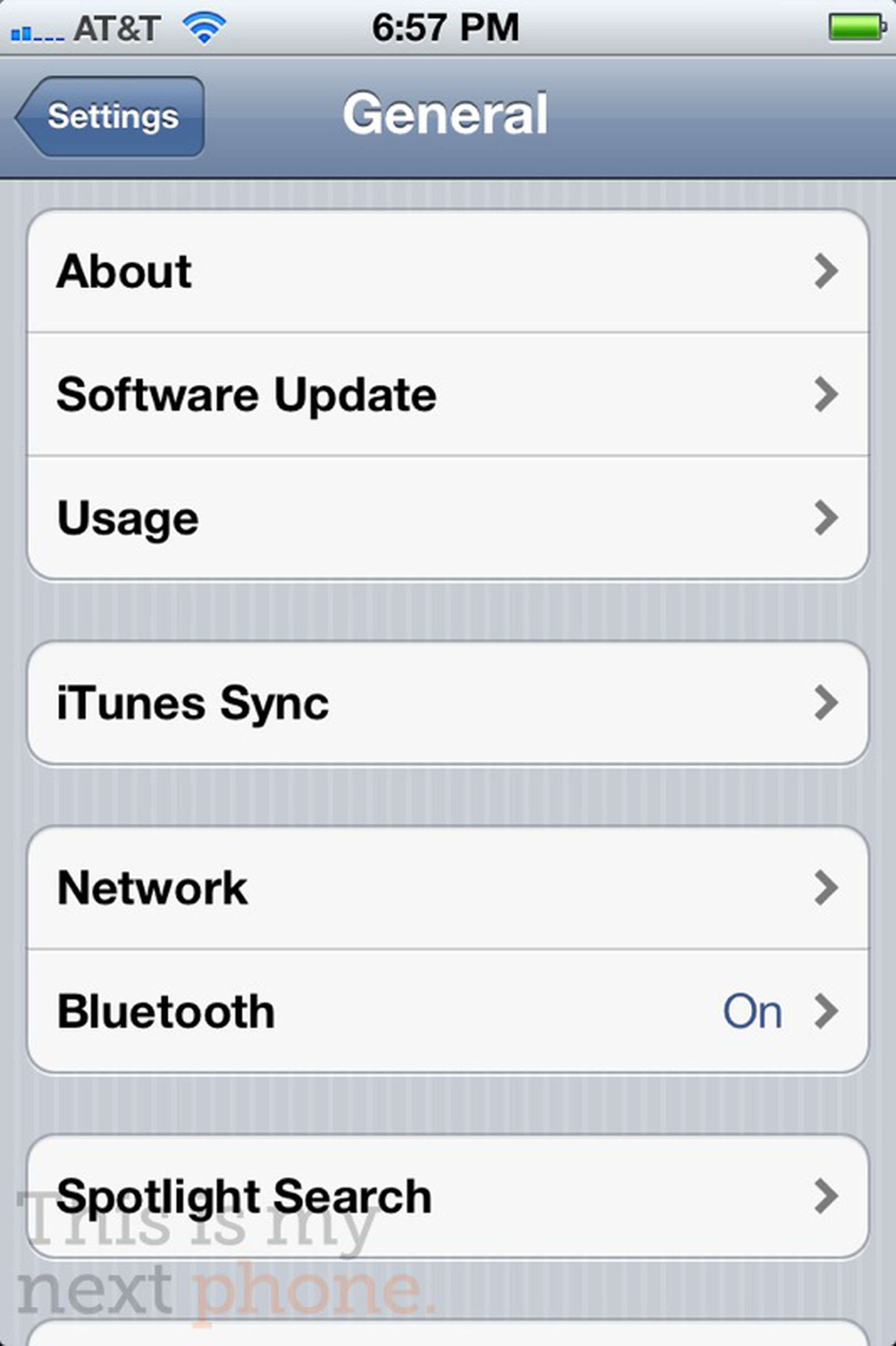 Apple iOS5 Developer Build screenshots