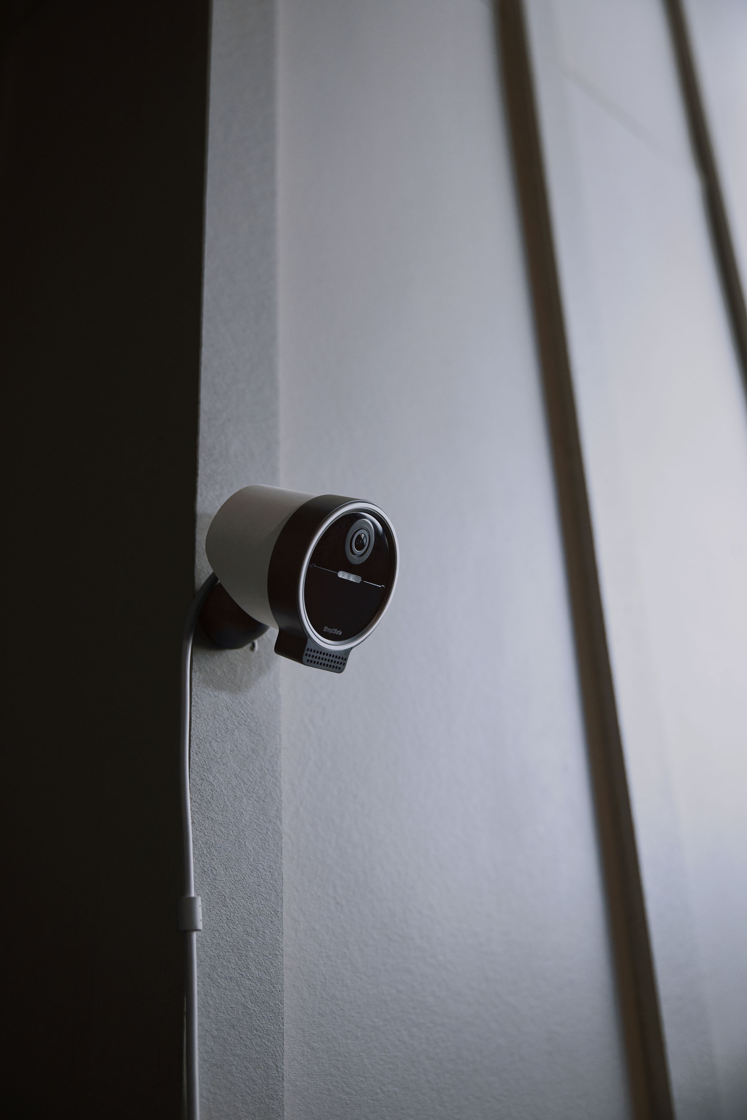 SimpliSafe’s outdoor camera works with the new live monitoring feature, but you’ll need an outdoor power cable ($30) and an audio enhancer provided by SimpliSafe (pictured). 