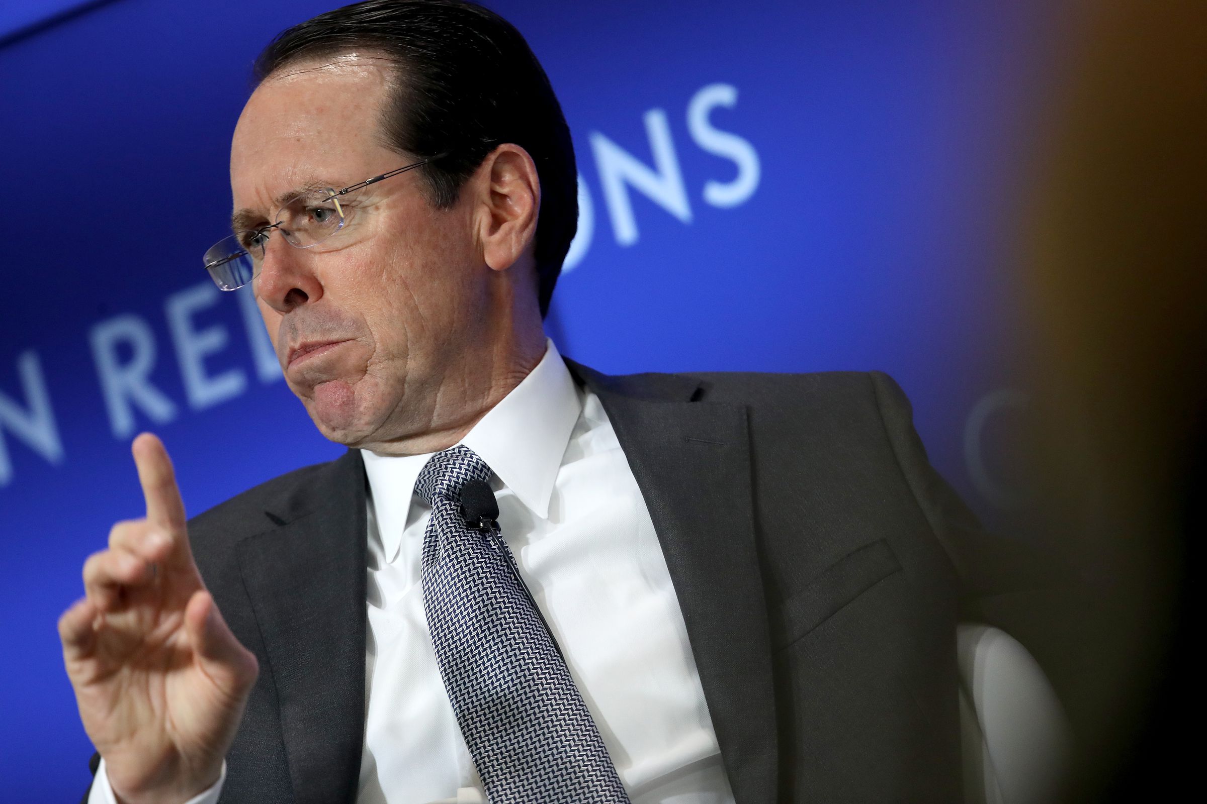 The Council on Foreign Relations Holds A Discussion With AT&amp;T CEO Randall Stephenson
