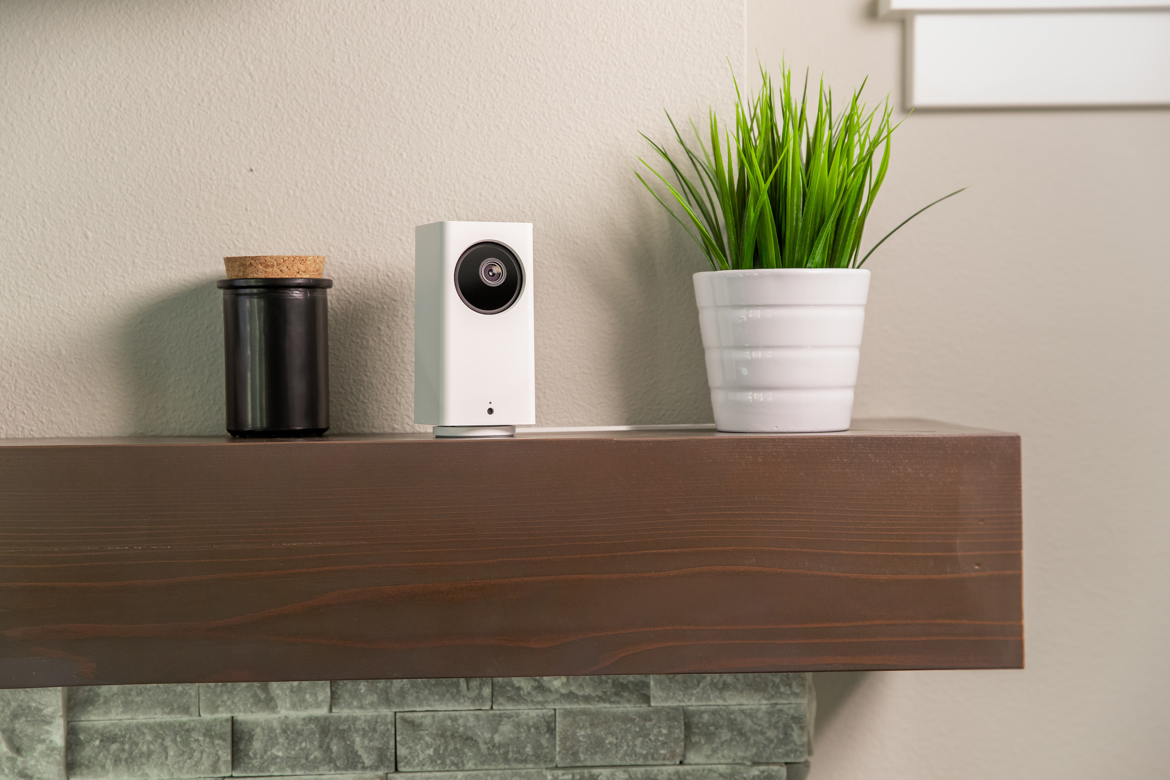 Small and swively, the new Wyze Cam is a pan and tilt camera that can survey your room a full 360 degrees.