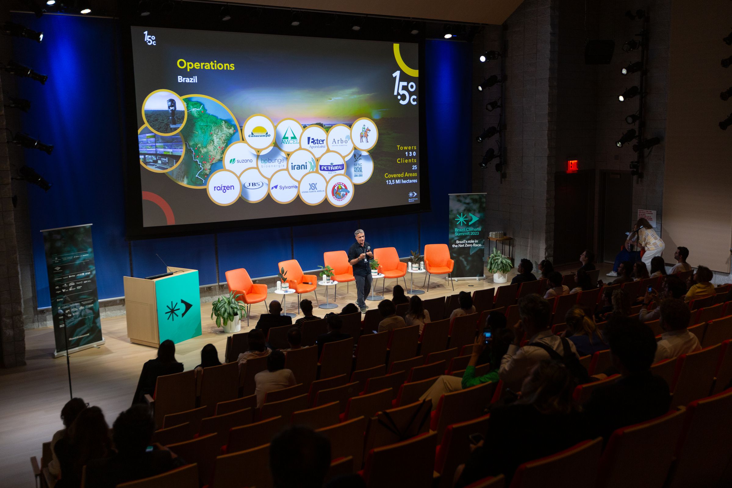 Startup Challenge pitch at Brazil Climate Summit