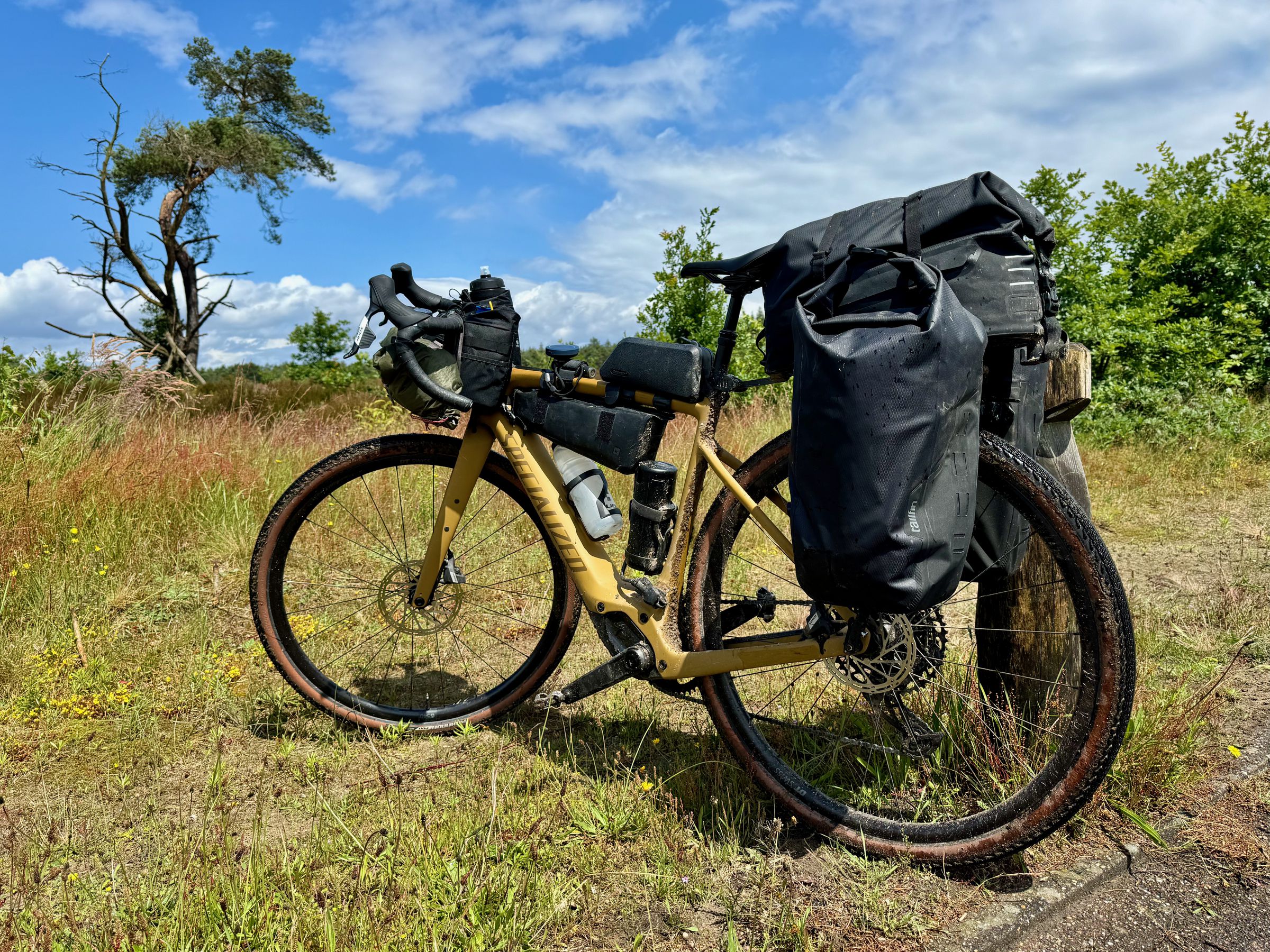 E-bikepacking is indeed, a thing.