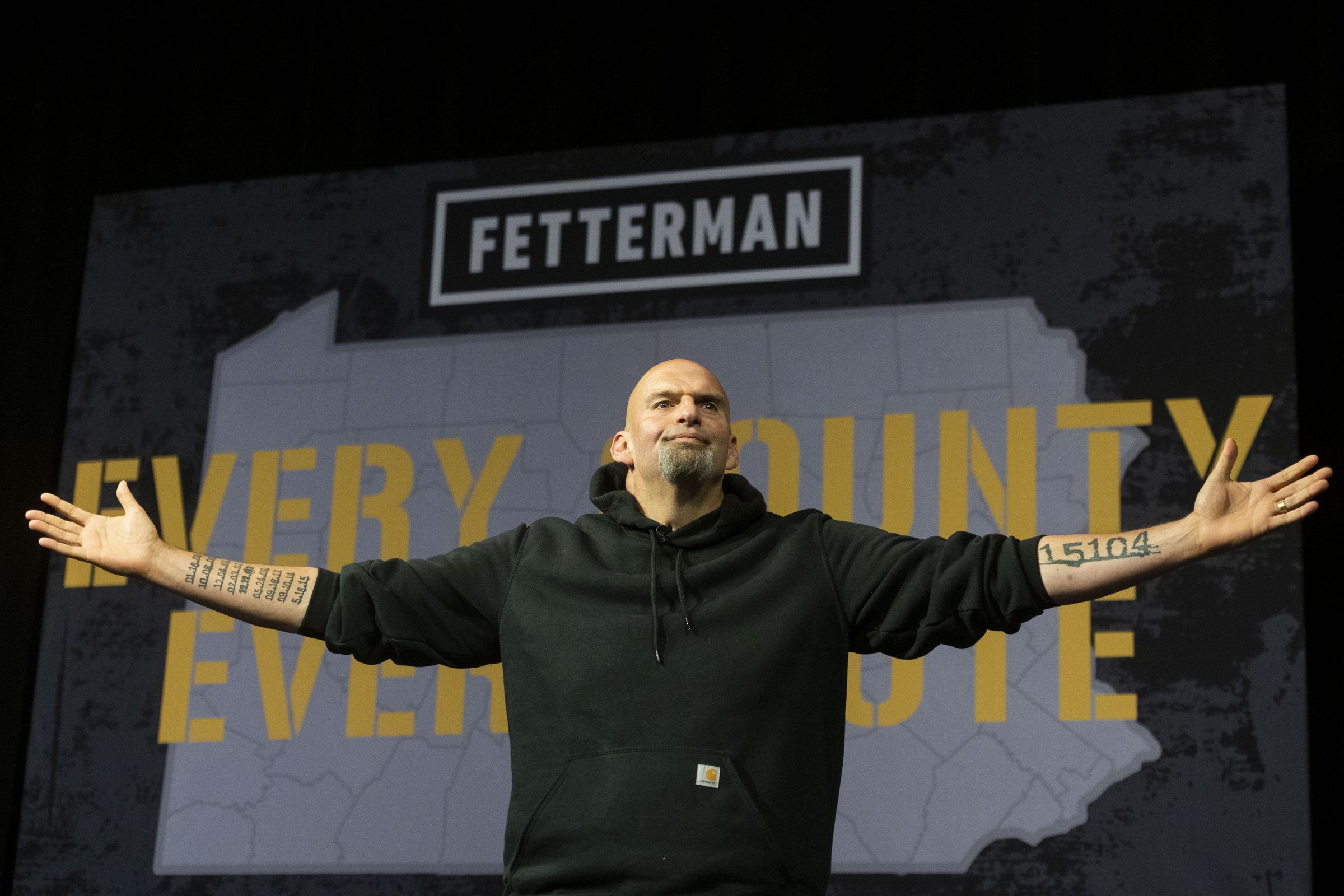 Democratic Senate Candidate John Fetterman Holds Campaign Rally In Erie, PA