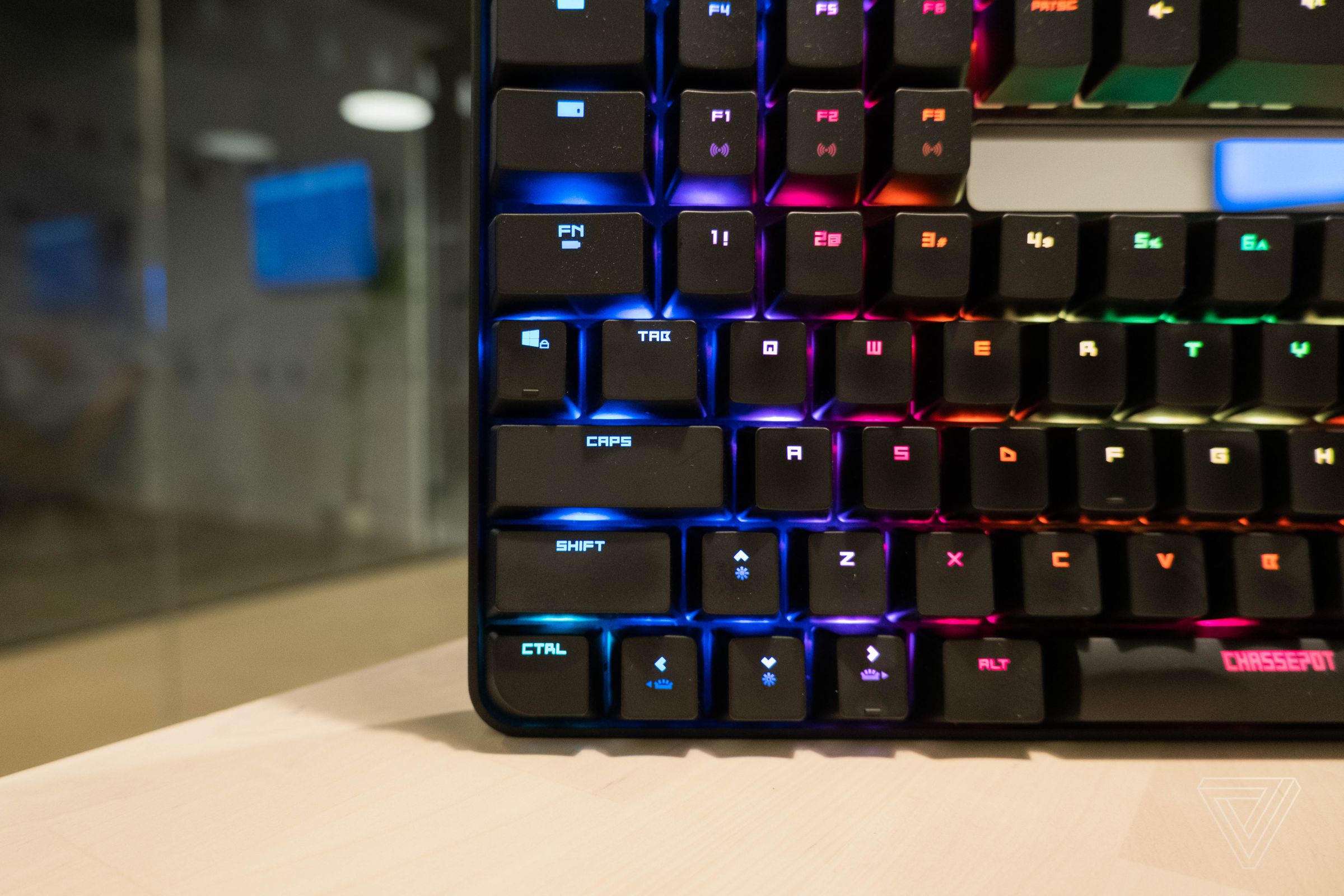 The biggest problem with the layout is the arrow keys, which sit on the left of the keyboard.