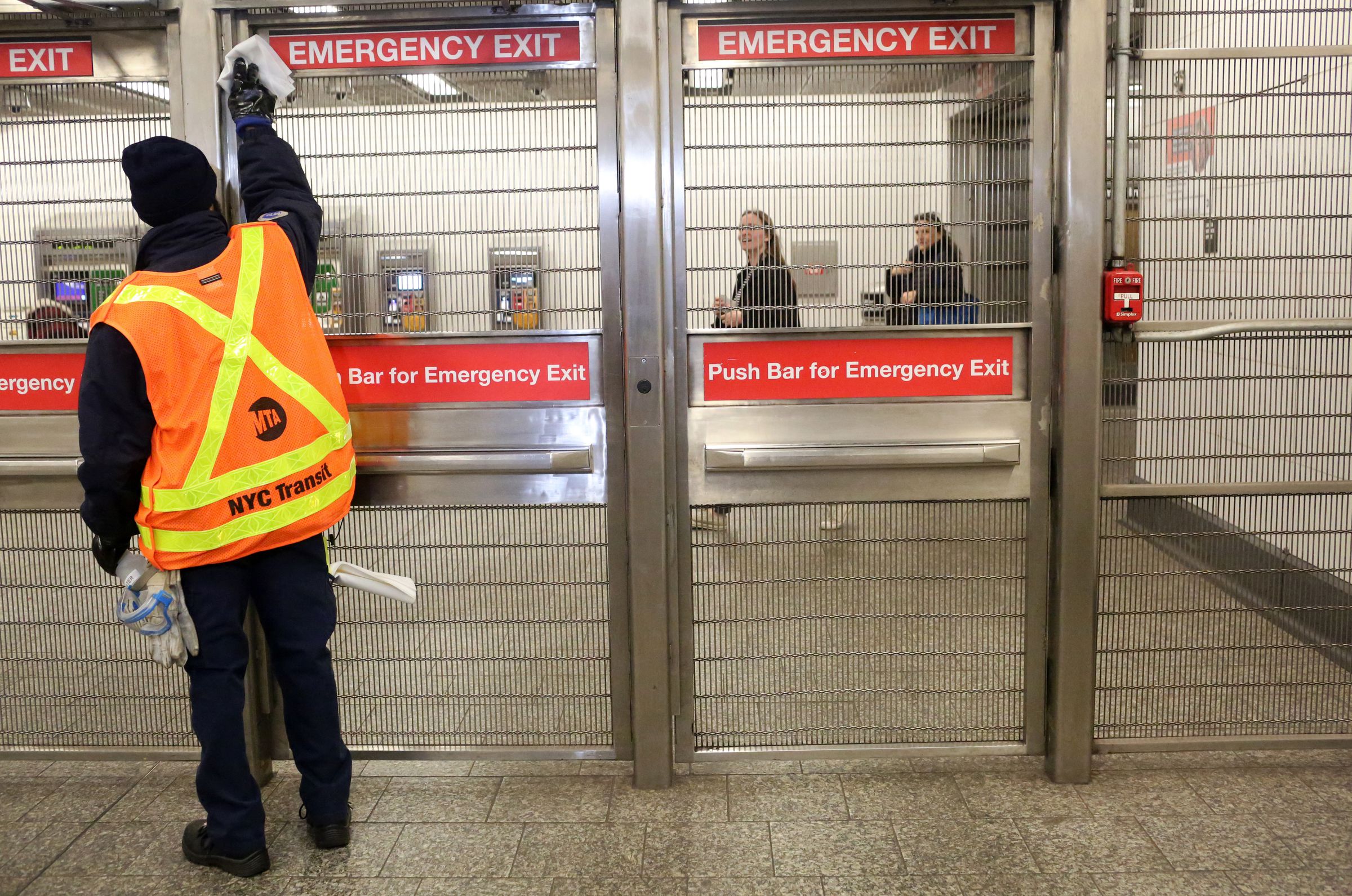 MTA Cleans Subway Stations As More Coronavirus Cases Confirmed In New York City Area