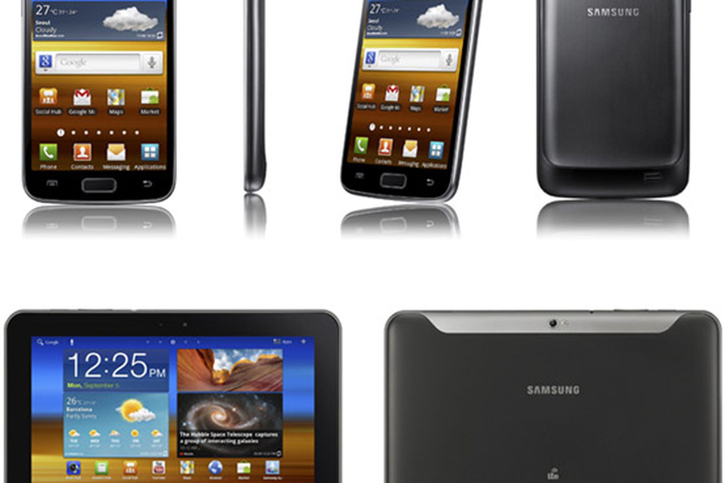 Samsung Galaxy S II and Galaxy Tab 8.9 with LTE