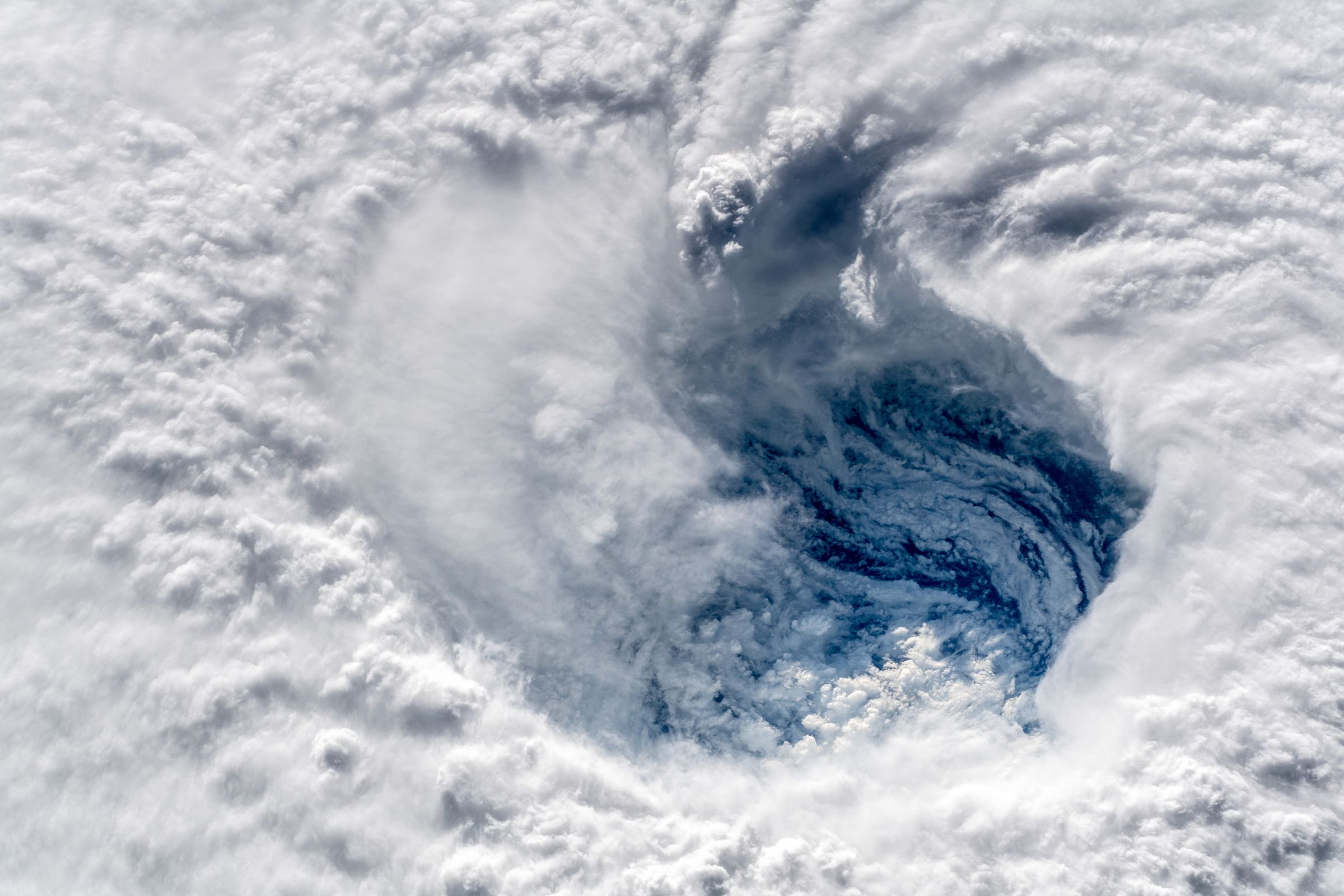 A view of Hurricane Florence from the International Space Station.